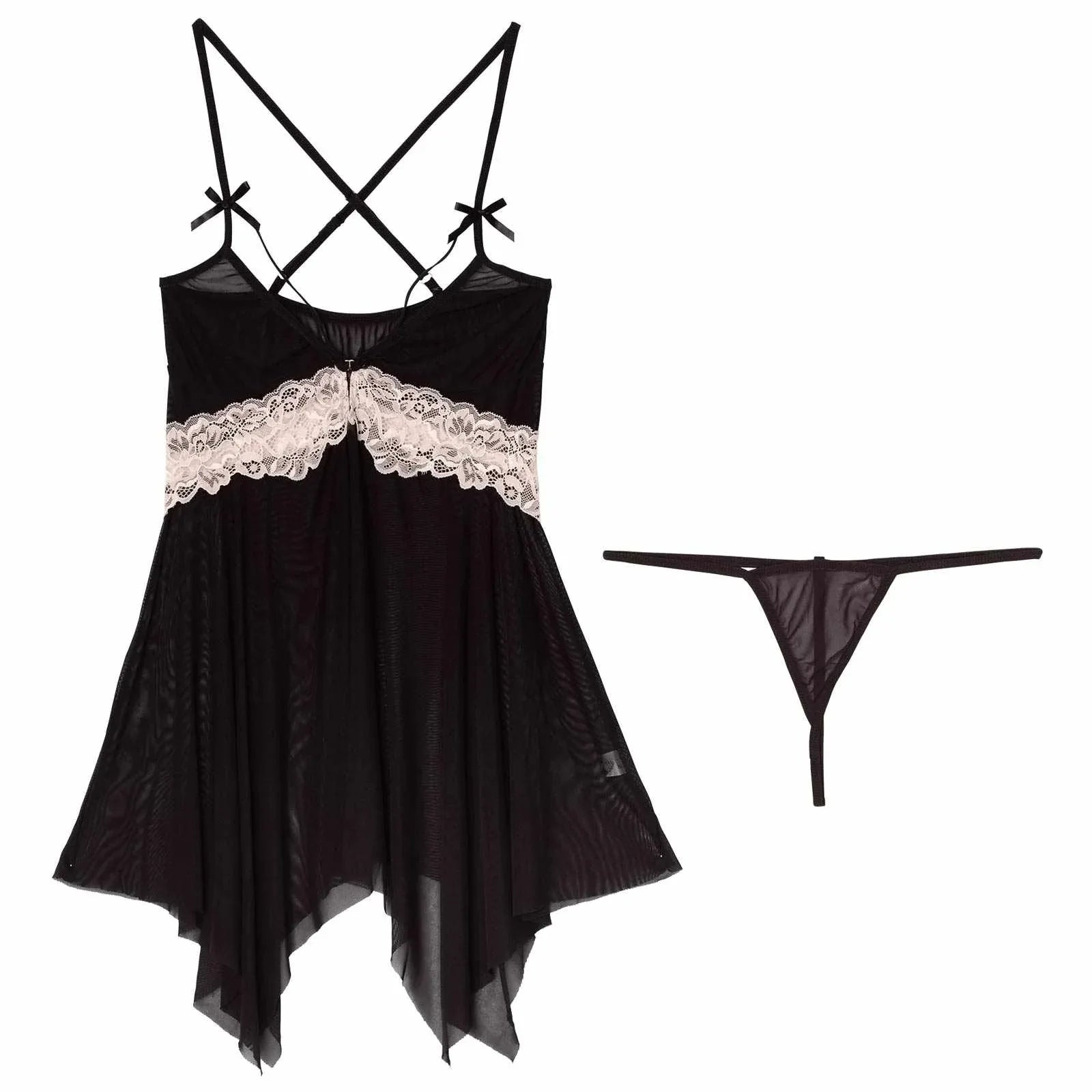 2/3再販!ファシネイトコードリボンベビードール - 【公式】247Lingerie