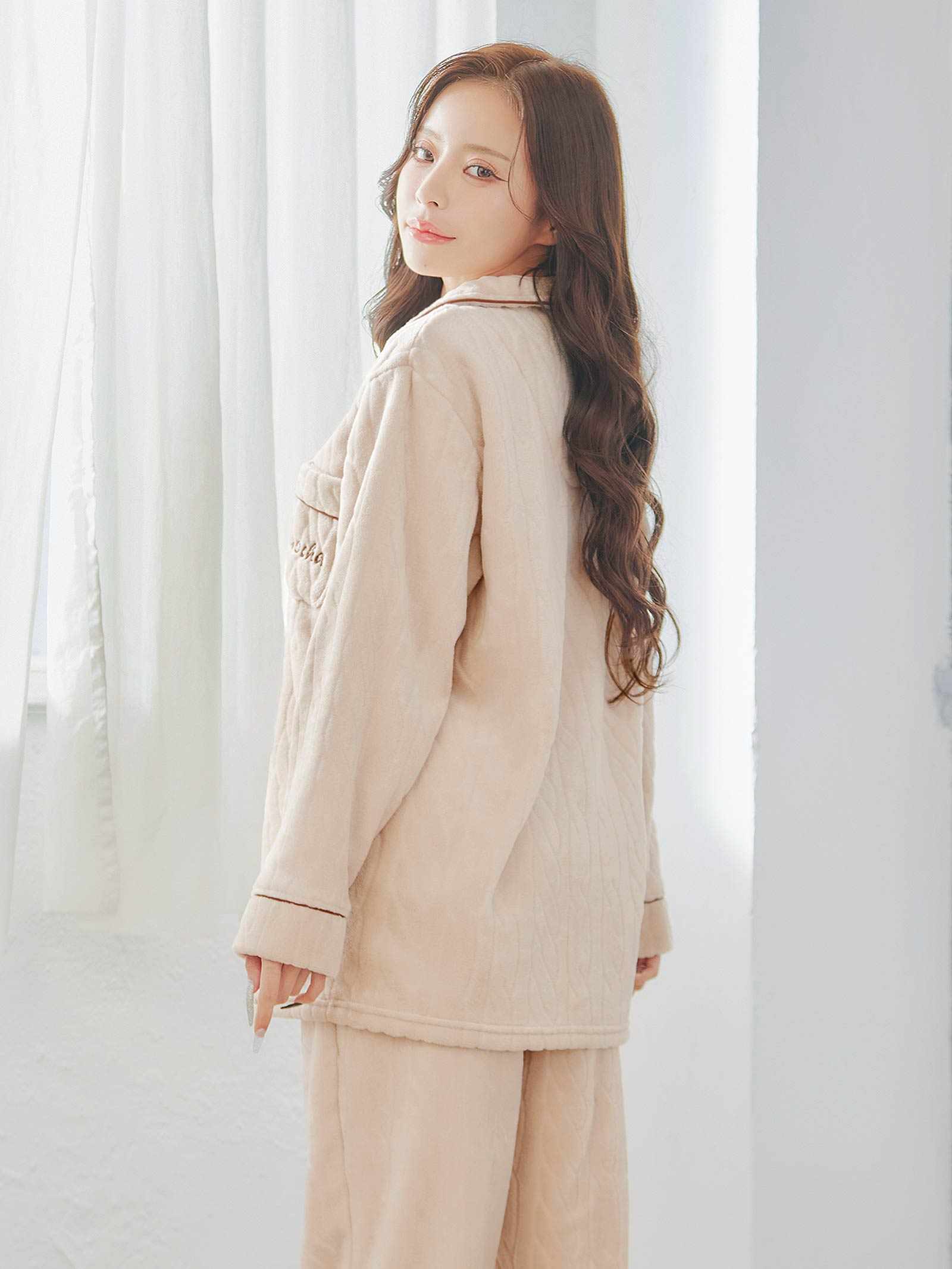 12/15新作!もこもこパイピングルームウェア