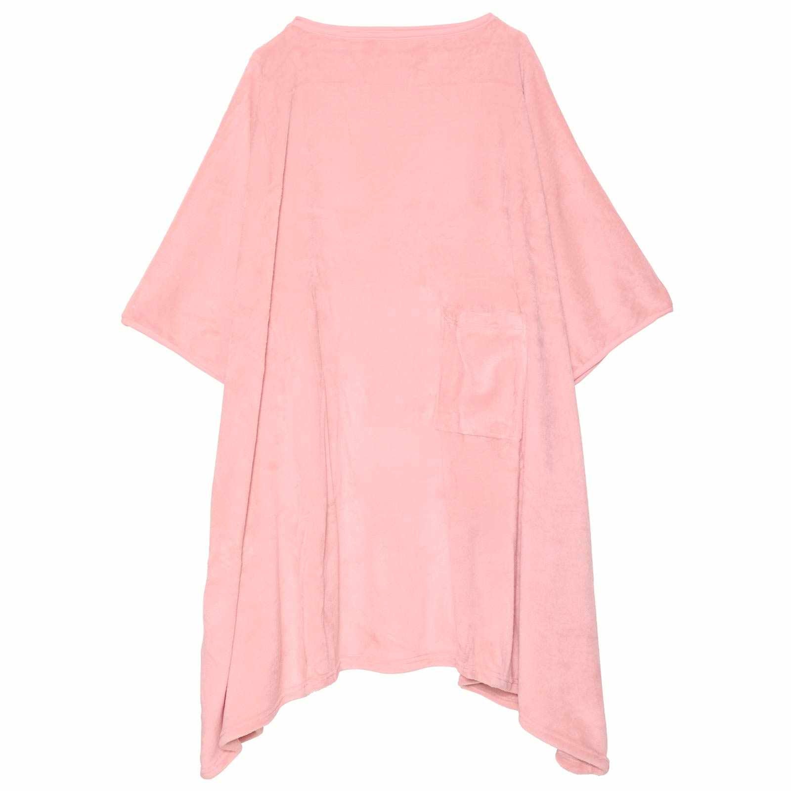 11/12新作!ポケット付きモコモコ着るブランケット