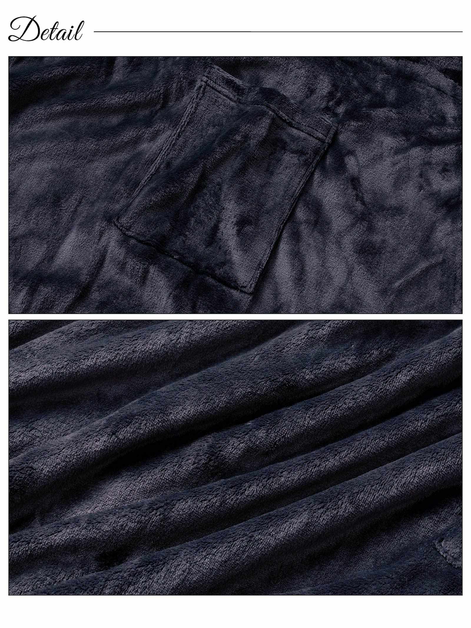 11/12新作!ポケット付きモコモコ着るブランケット