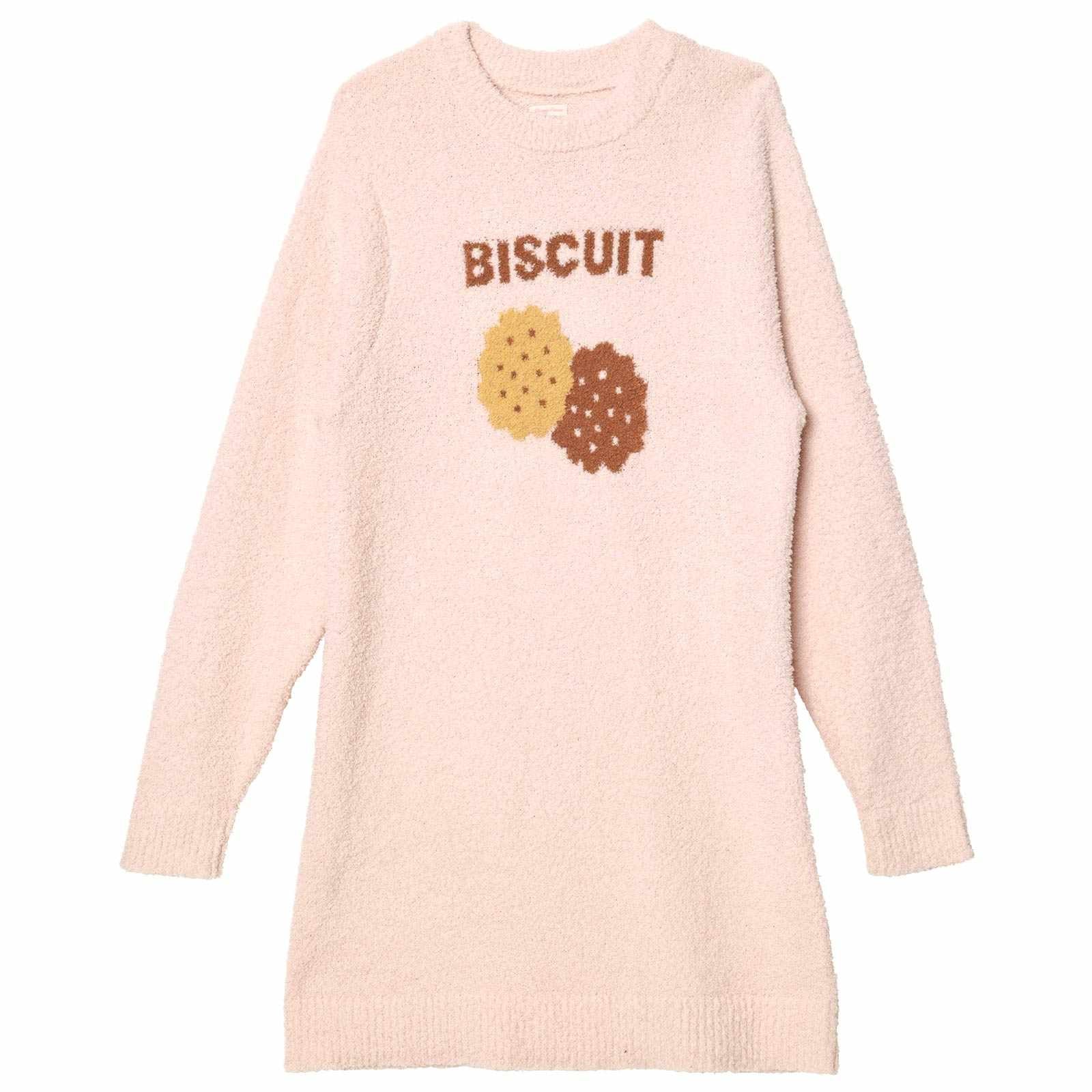 11/24新作!スウィートモールニットワンピースルームウェア