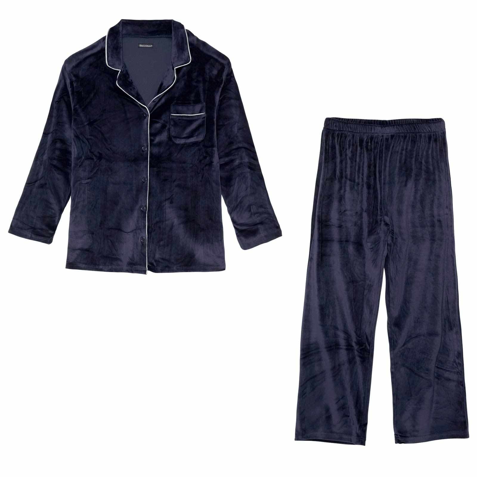 11/14新作!スフレパイピングトップス&ロングパンツルームウェア