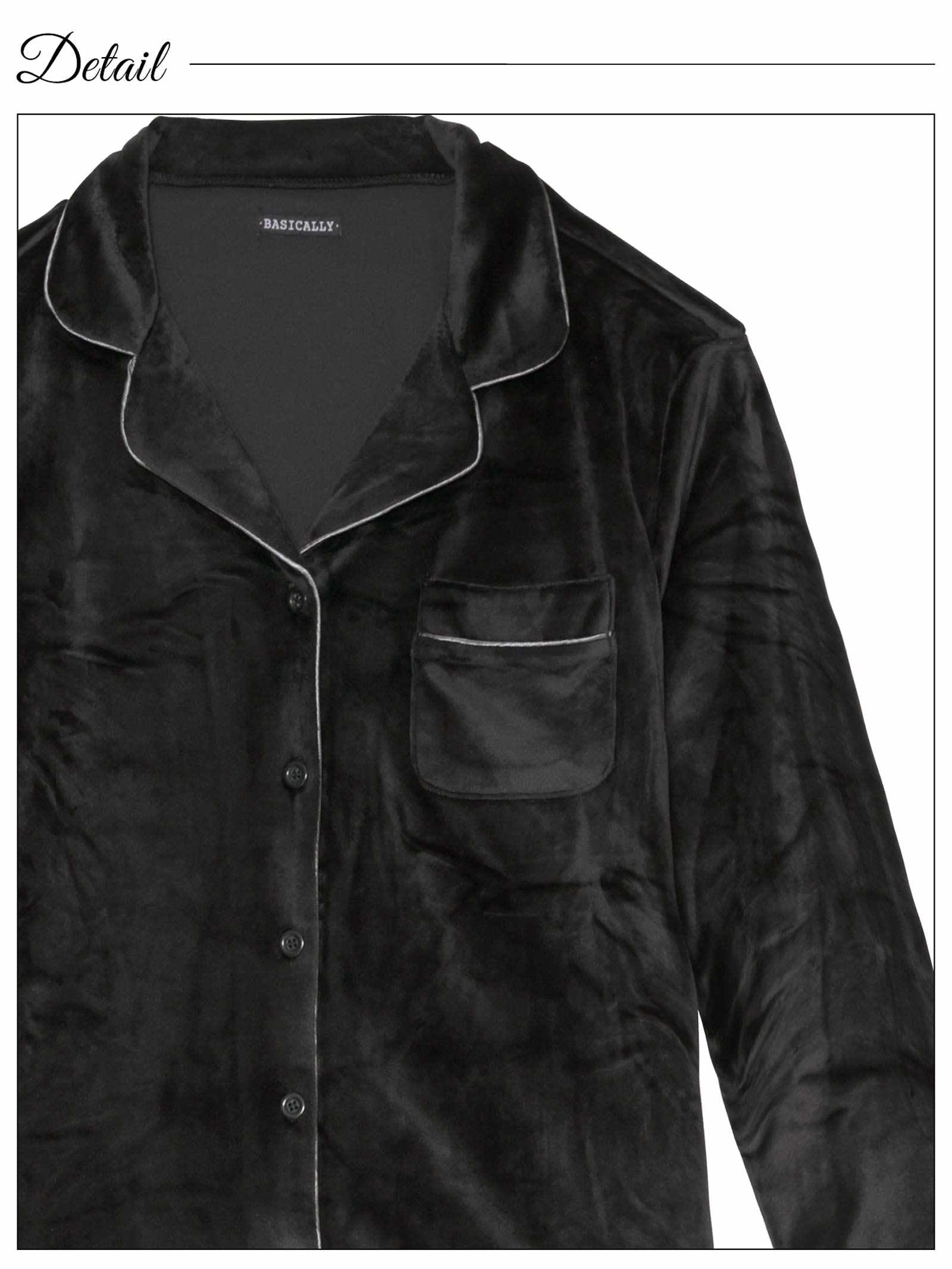 11/14新作!スフレパイピングトップス&ロングパンツルームウェア