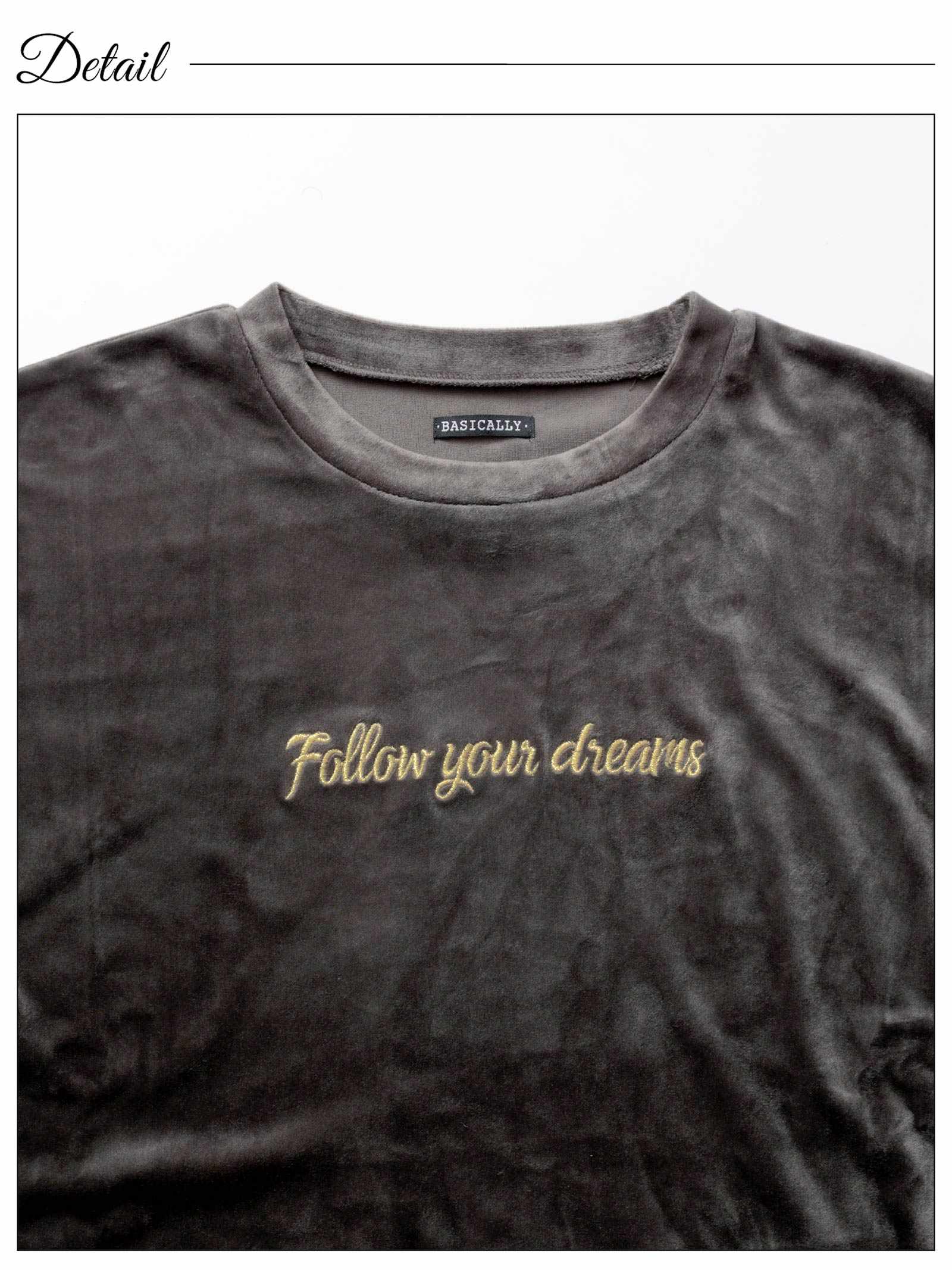 11/26新作!パールシャギーロゴトップス&ロングパンツルームウェア