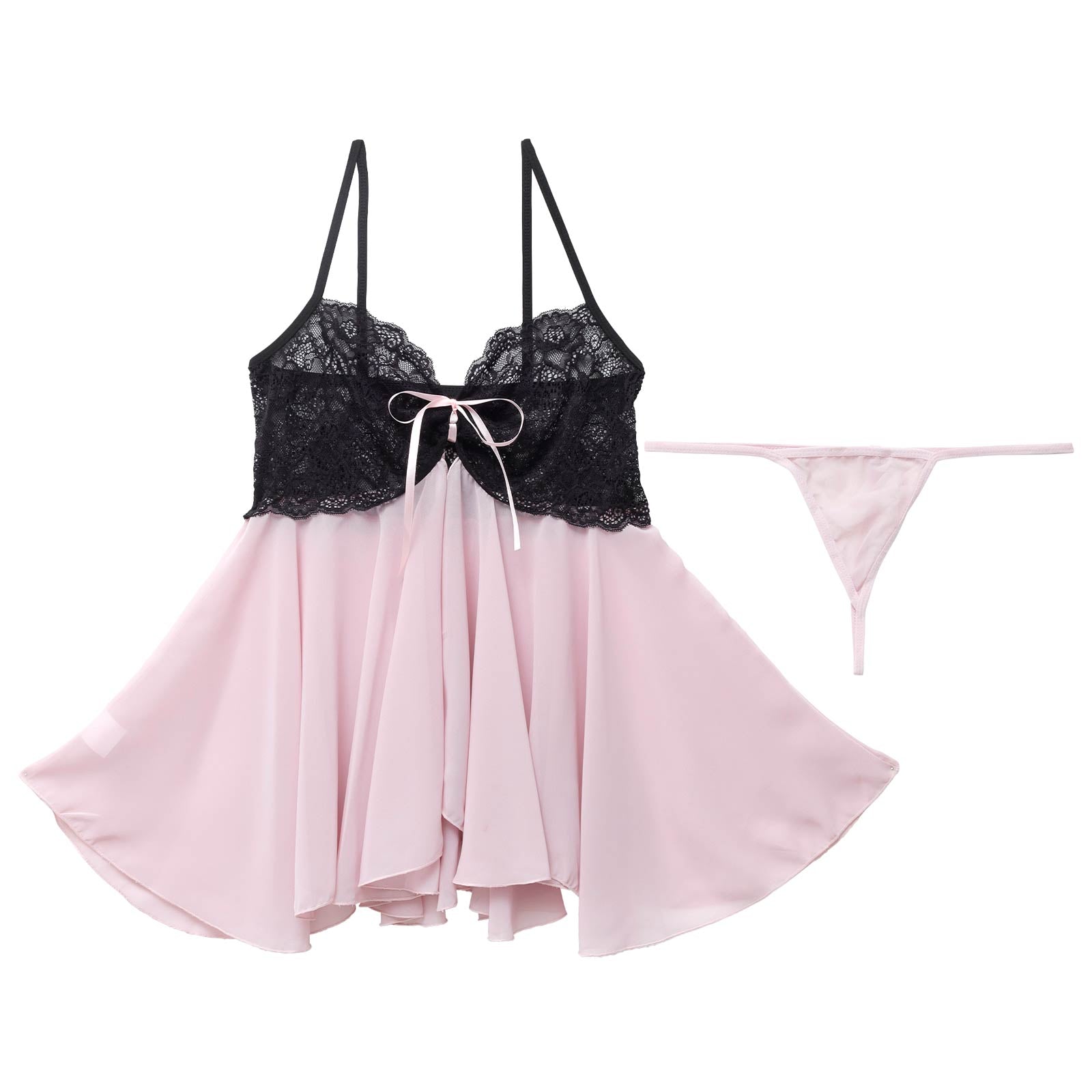 11/17新作!ロマンティックレーシィリボンベビードール