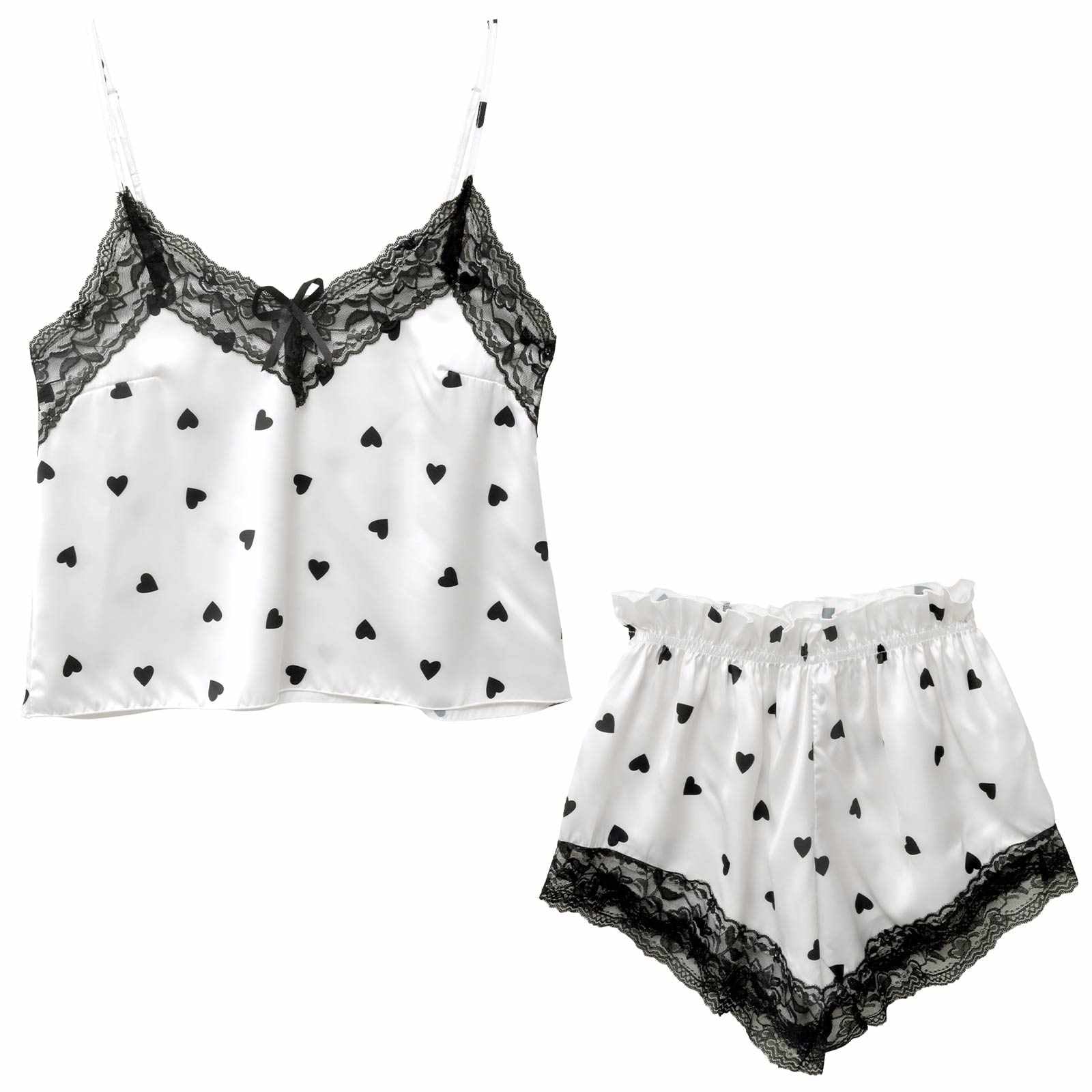 ビターハートキャミソール&ショートパンツルームウェア