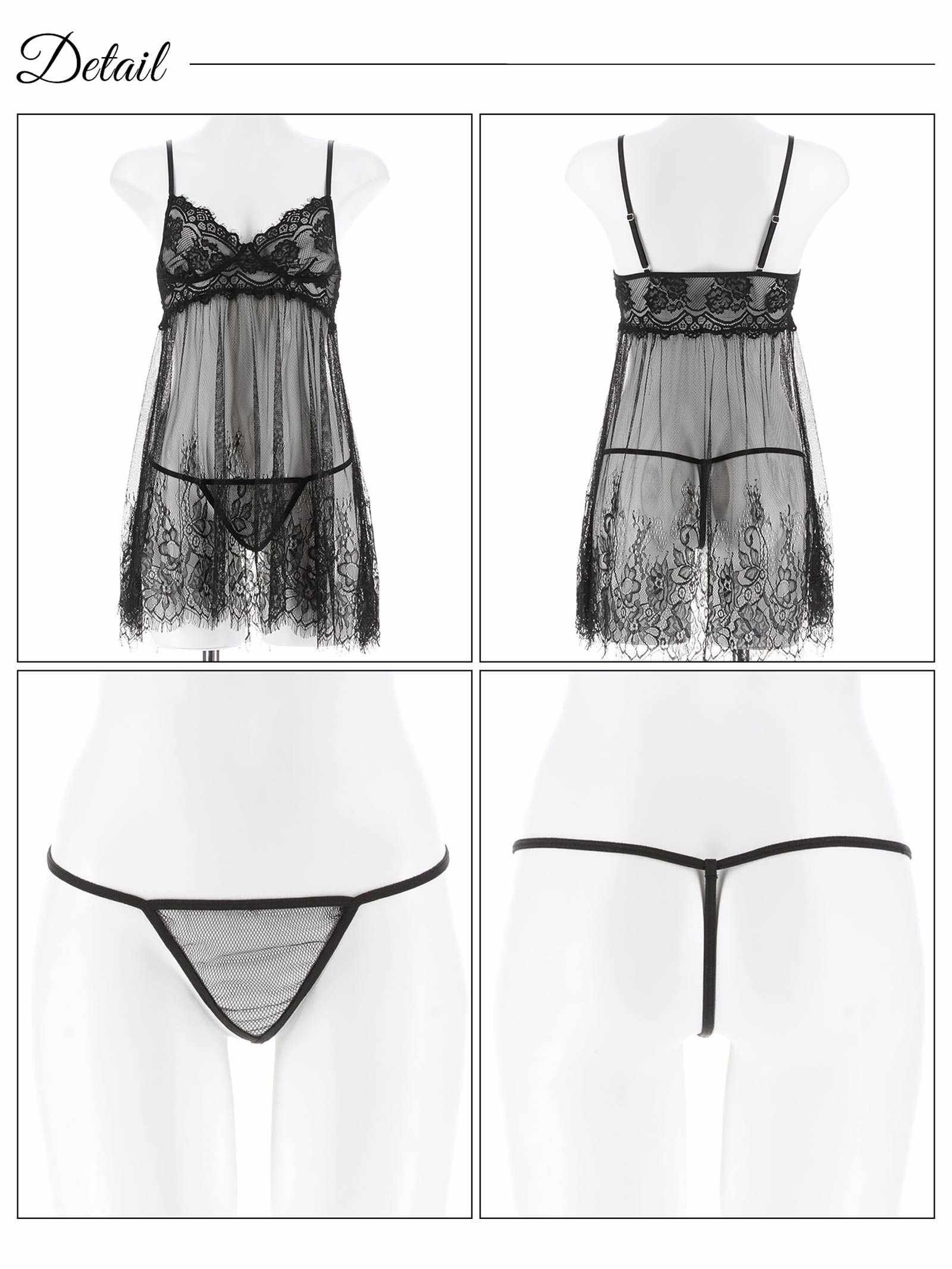 9/22新作!ブルームメッシュレースベビードール