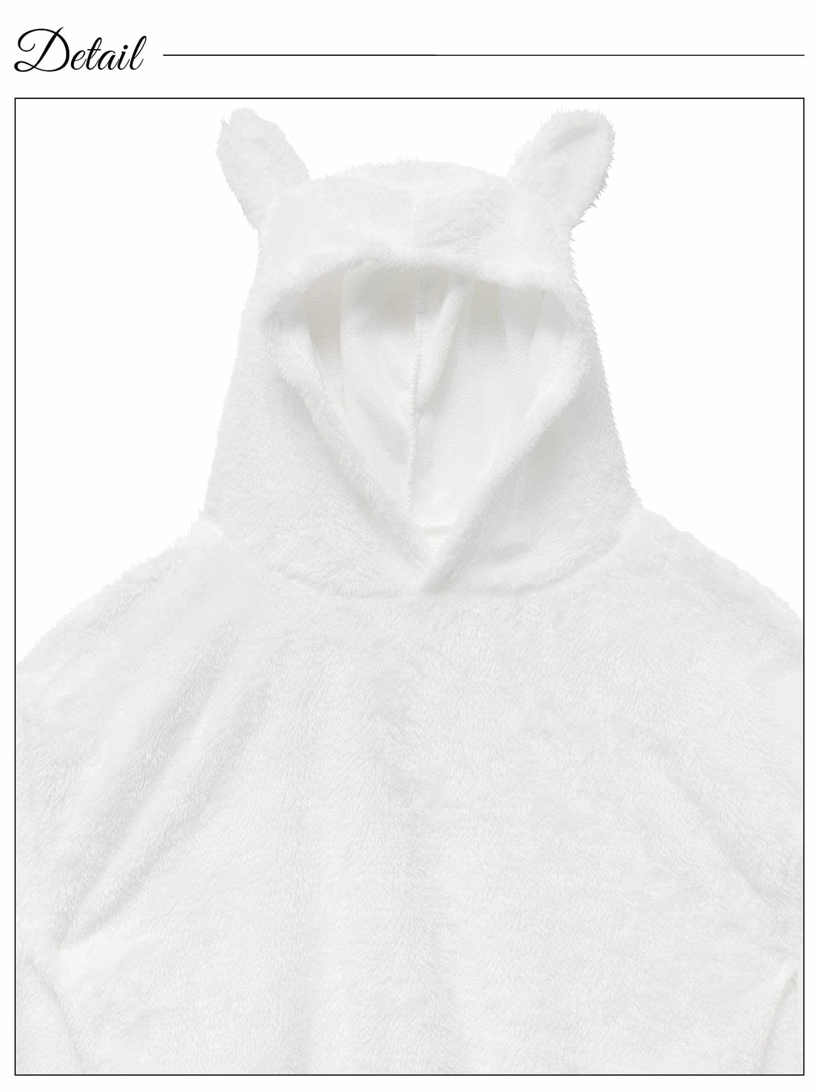 10/31新作!クマ耳モコモコフーディートップス&ショートパンツルームウェア