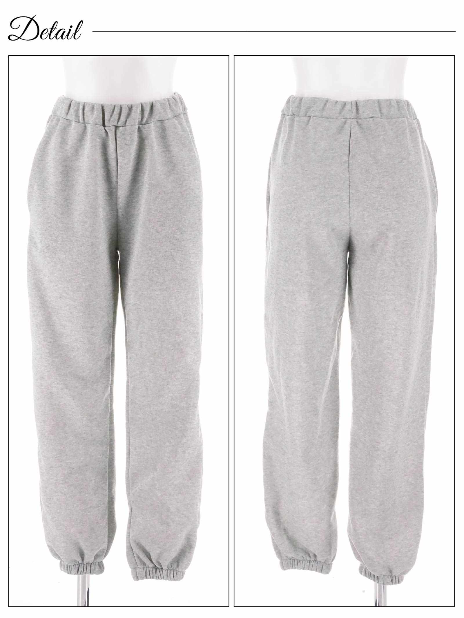 10/6新作!スウェットフーディートップス&ロングパンツルームウェア