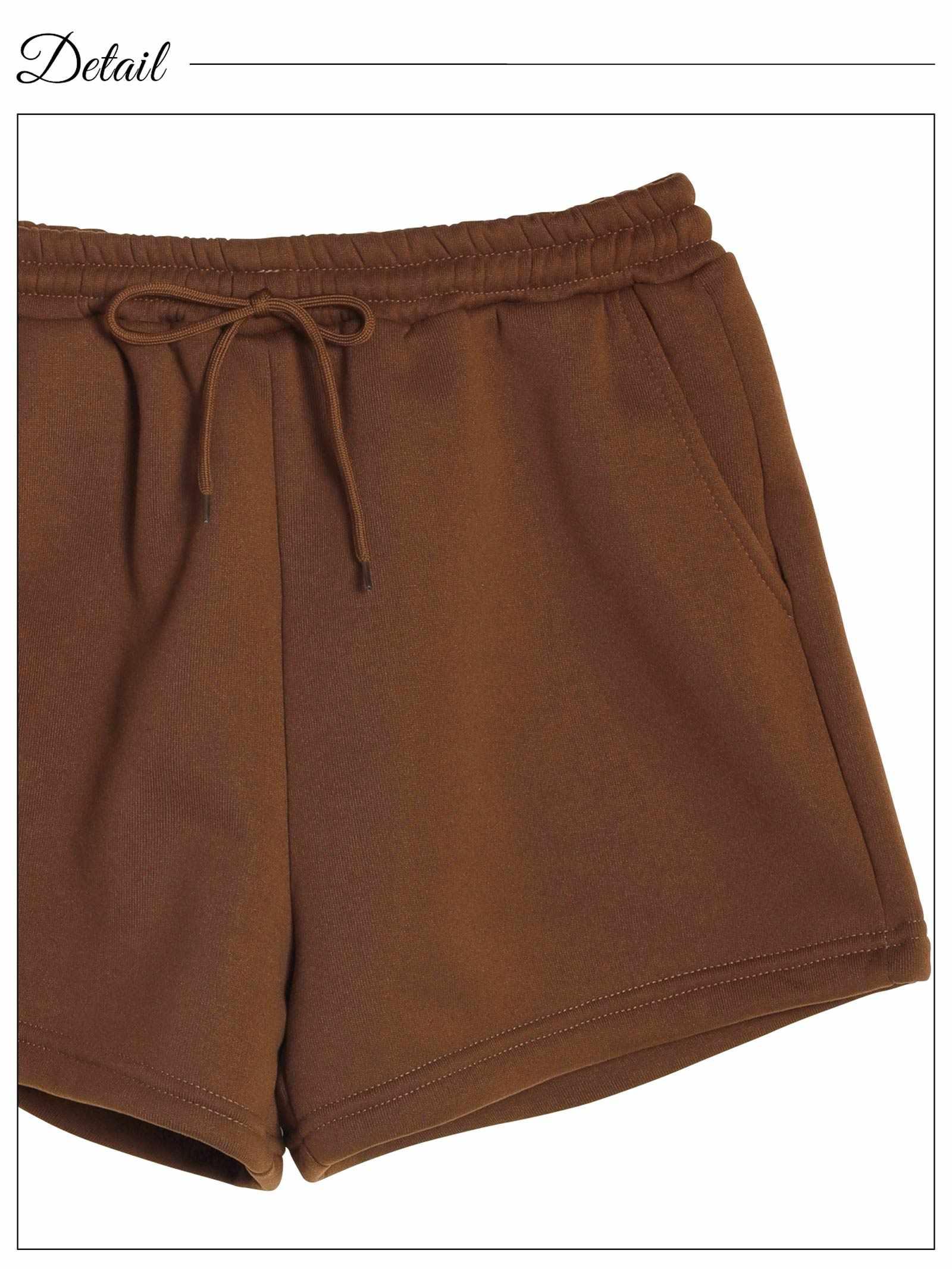 10/8新作!ワンカラー長袖プルオーバー&ショートパンツルームウェア