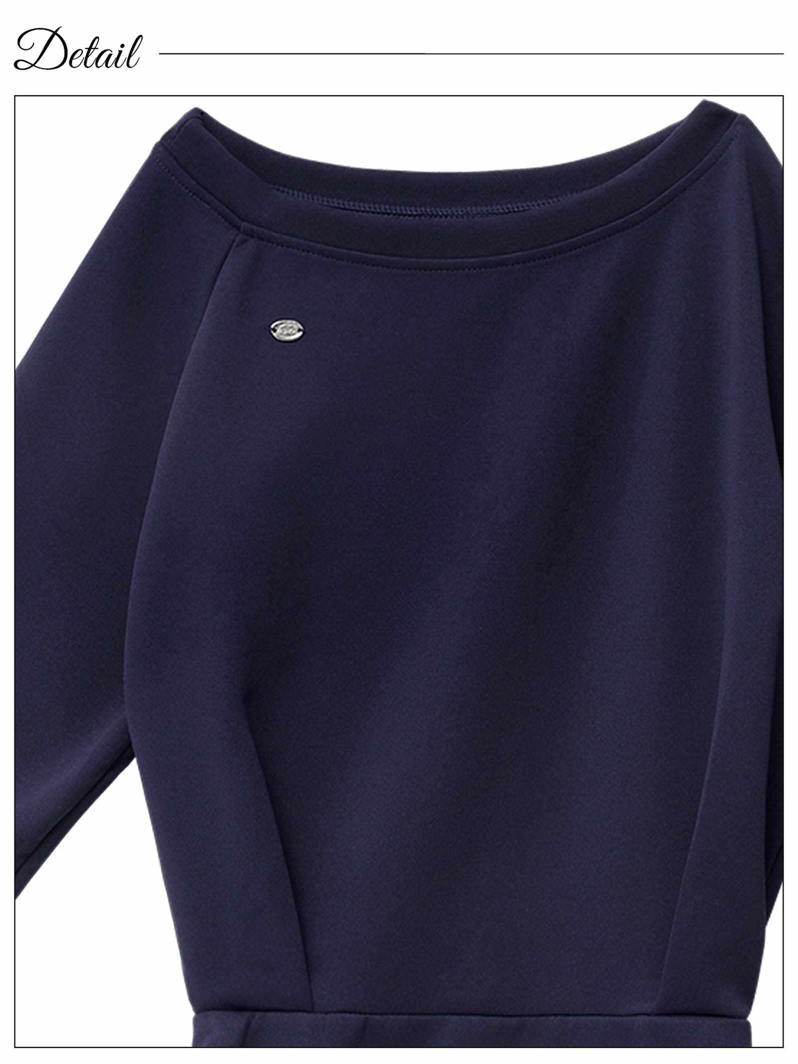 10/22新作!ワンショルスウェット長袖ワンピースルームウェア