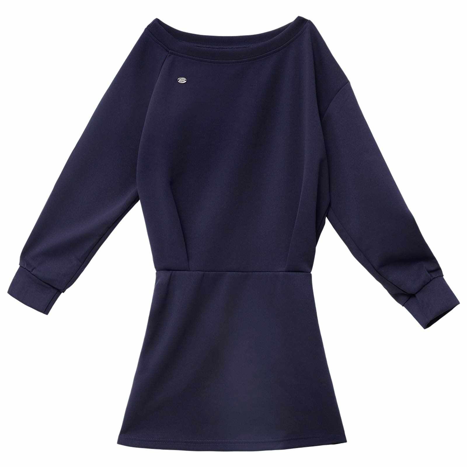 ワンショルスウェット長袖ワンピースルームウェア