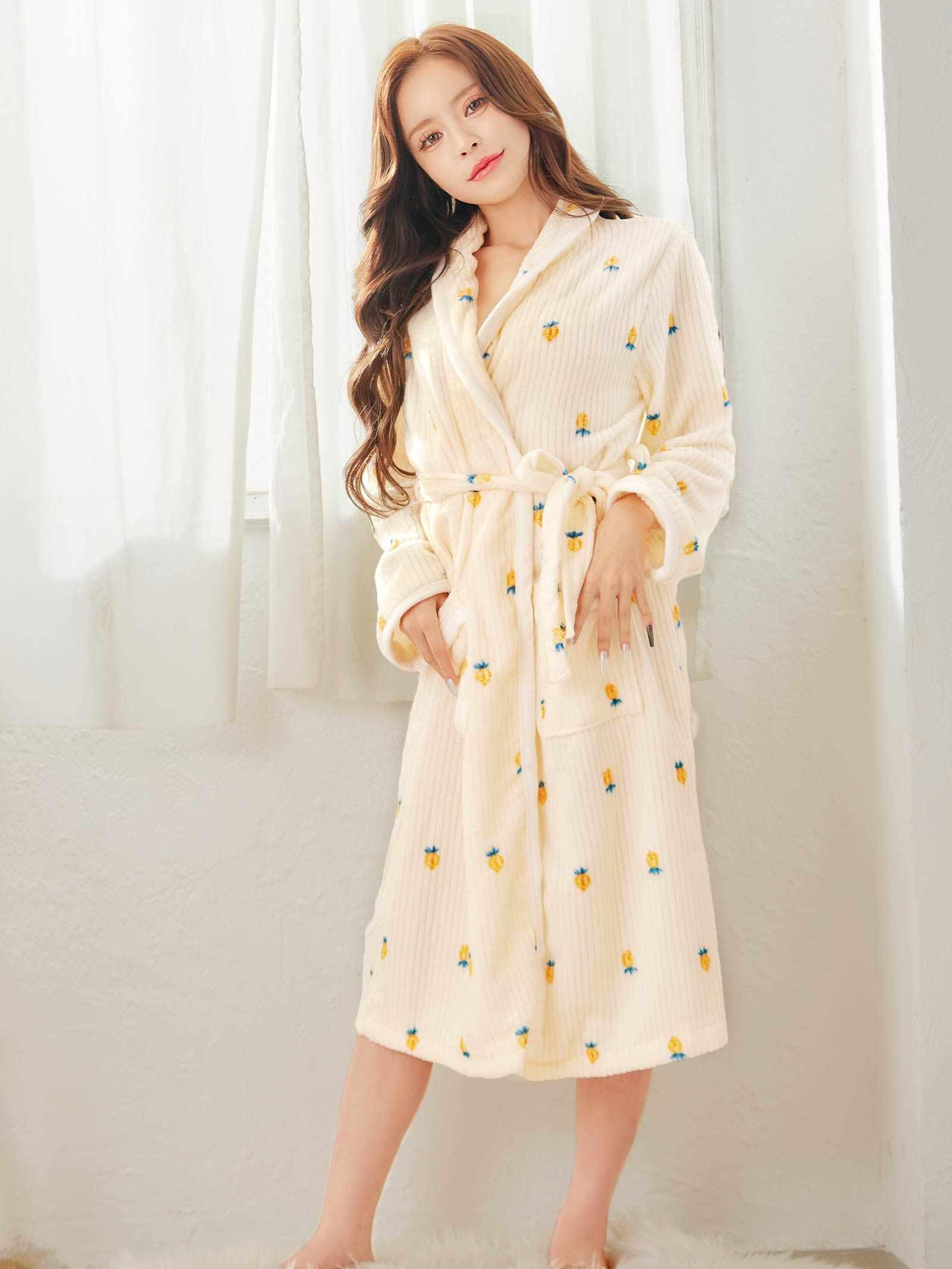 12/12新作!モコモコ花柄ルームウェア