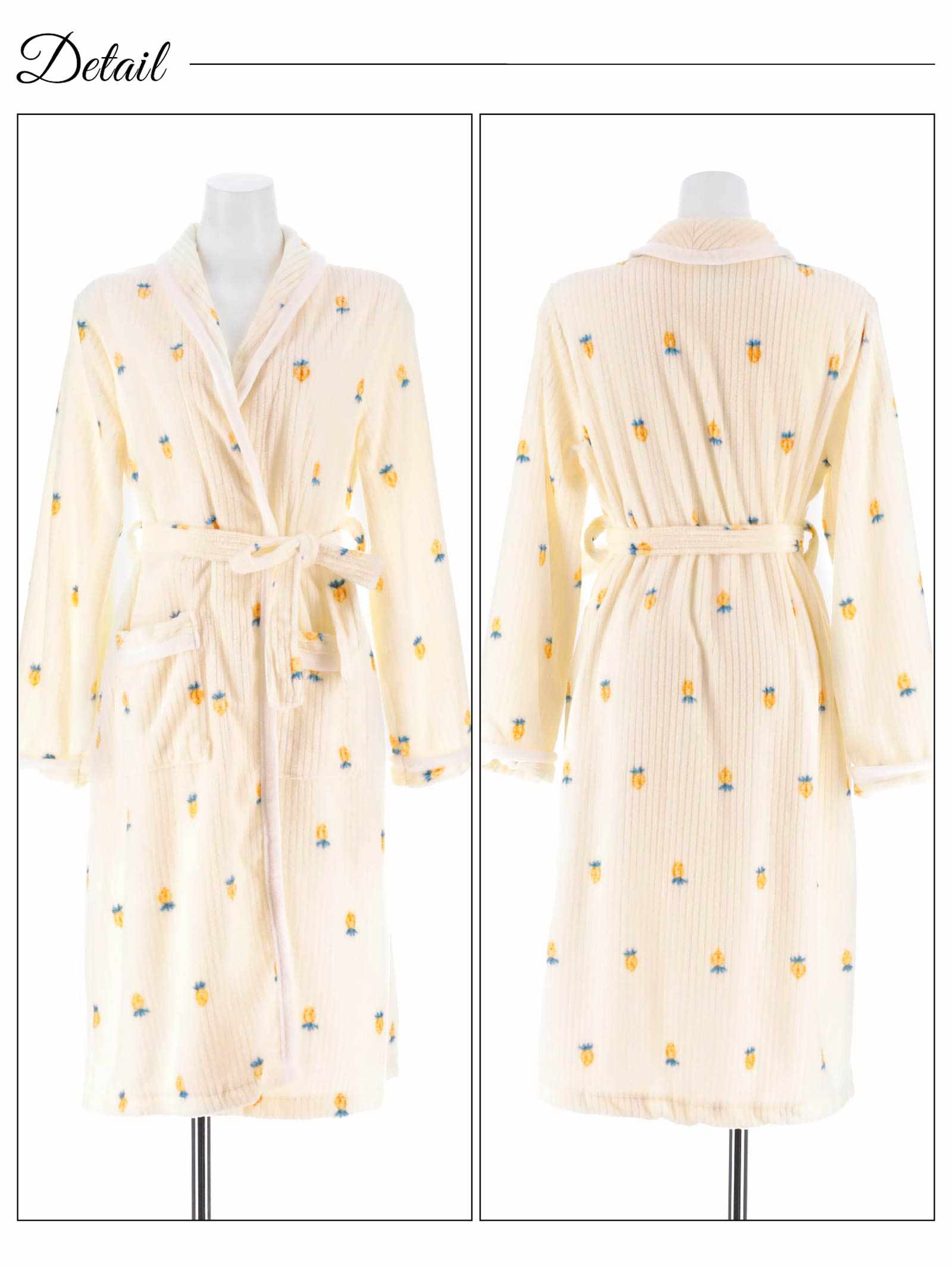 12/12新作!モコモコ花柄ルームウェア