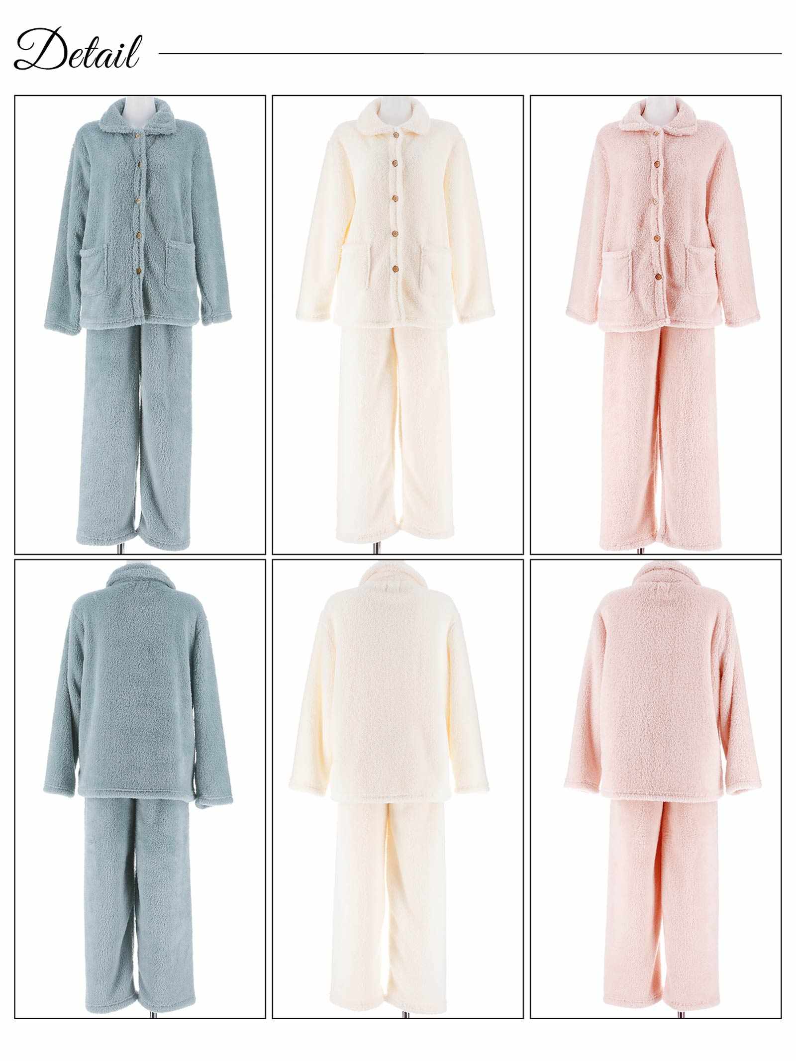 12/12新作!ボアセットアップルームウェア