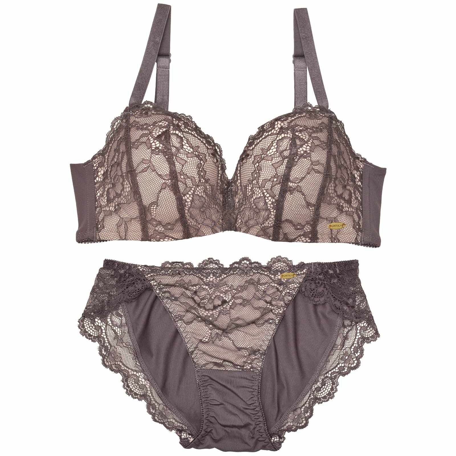 エフォートレスヌーディ育乳脇高ブラジャー&フルバックショーツ