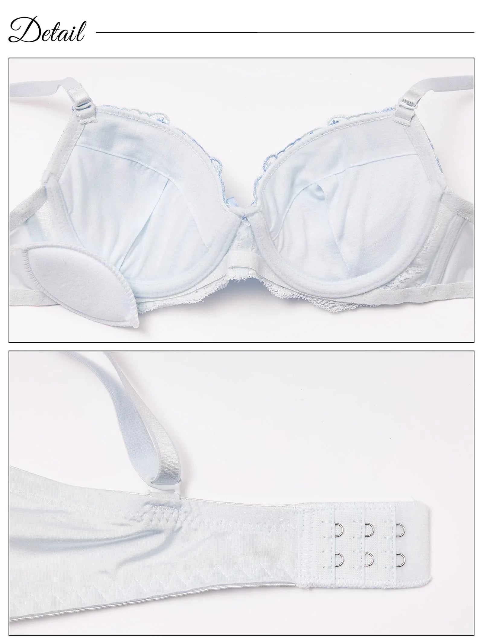 ドリーミーキュートフラワーブラジャー&フルバックショーツ - 【公式】247Lingerie