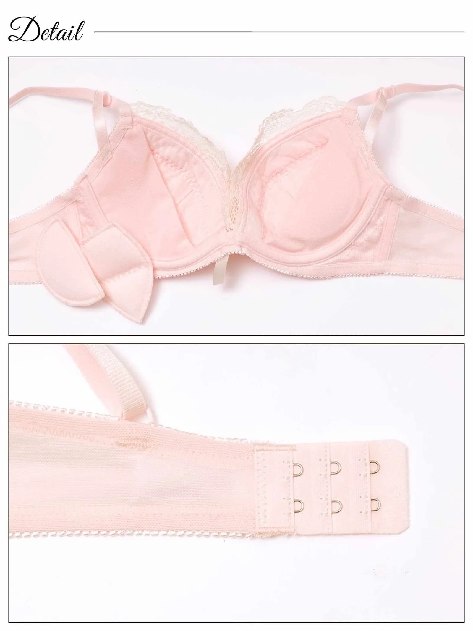 プティリボンガーリーブラジャー&フルバックショーツ - 【公式】247Lingerie