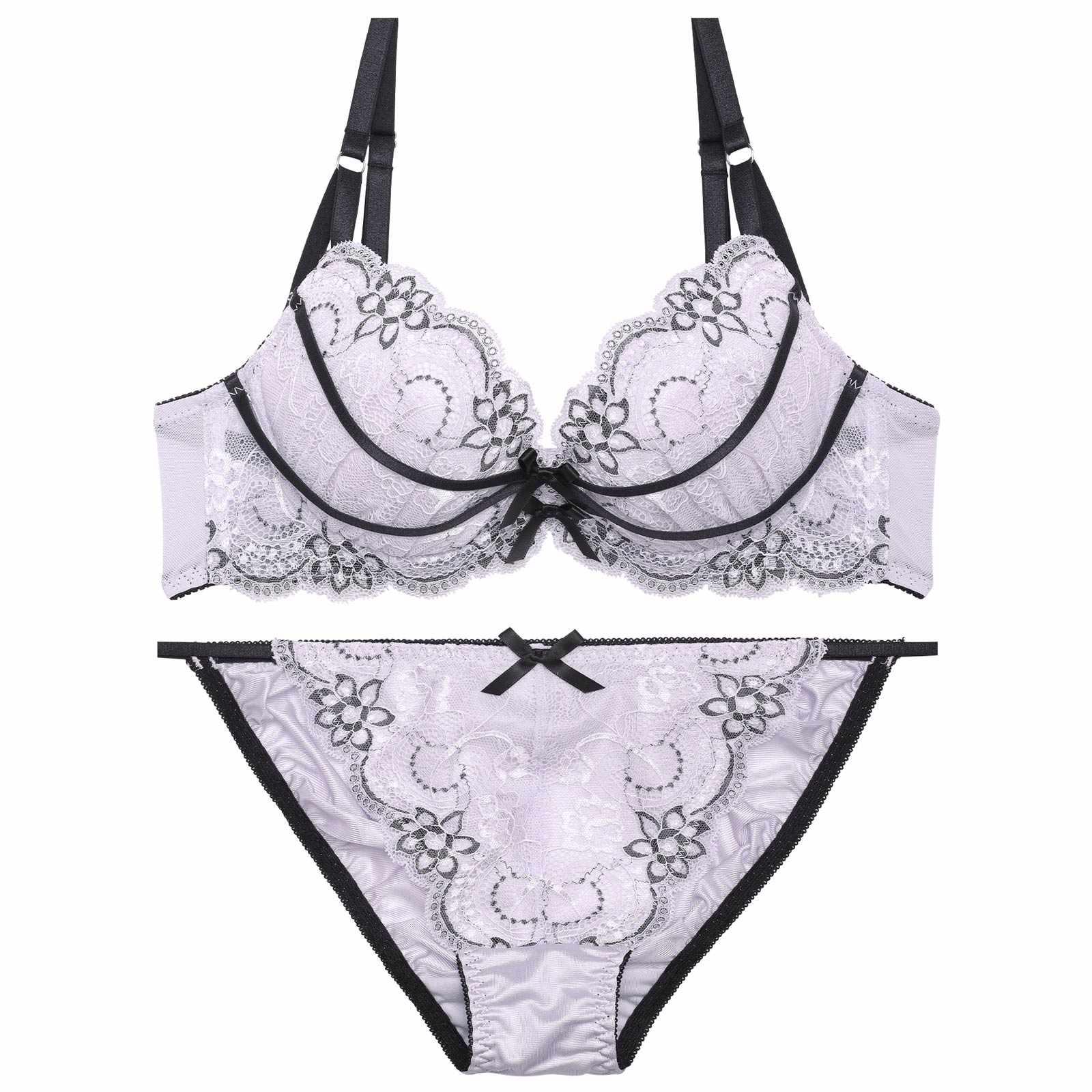 ロマネスクリボンコードブラジャー&フルバックショーツ - 【公式】247Lingerie
