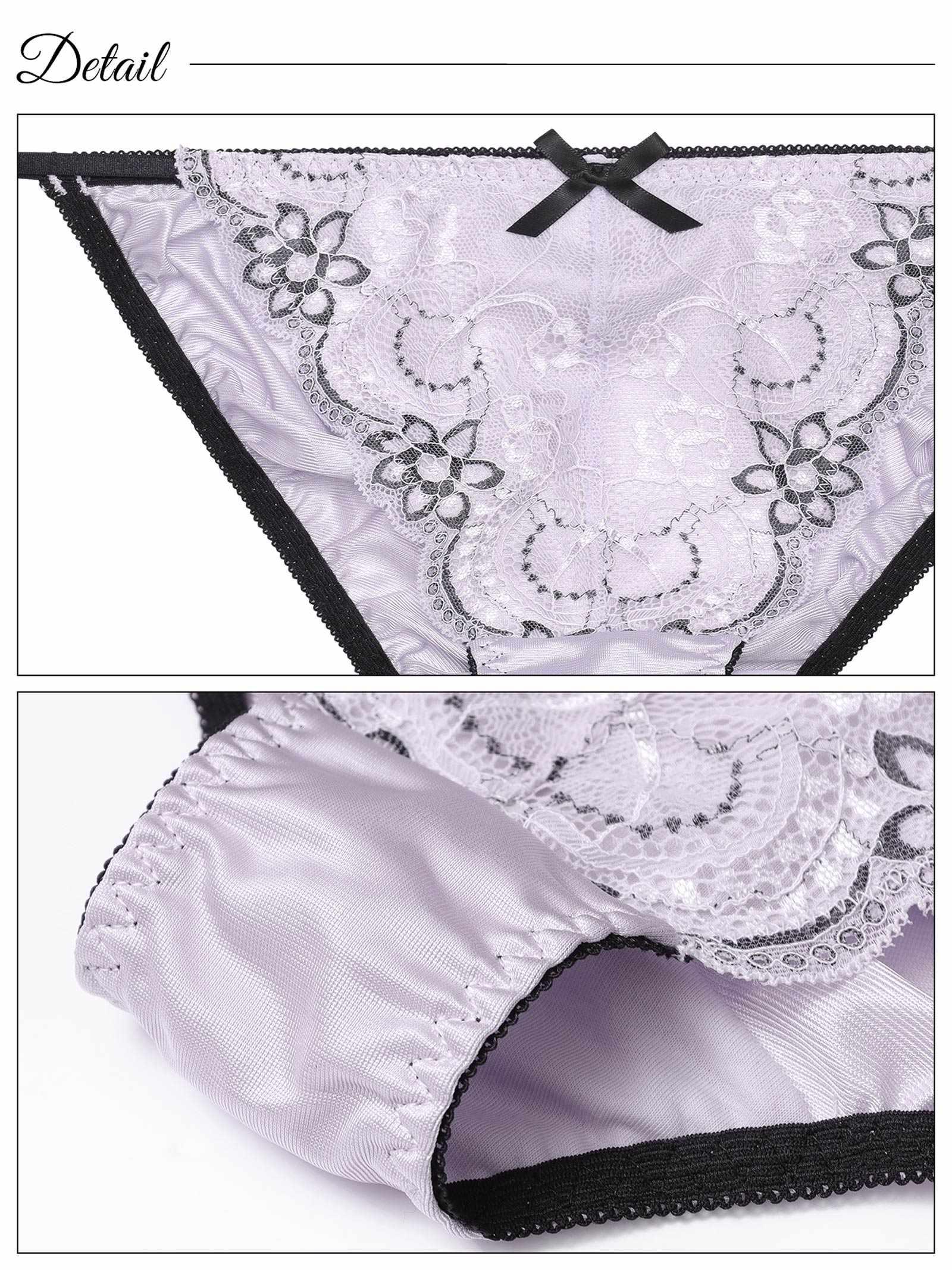 ロマネスクリボンコードブラジャー&フルバックショーツ - 【公式】247Lingerie