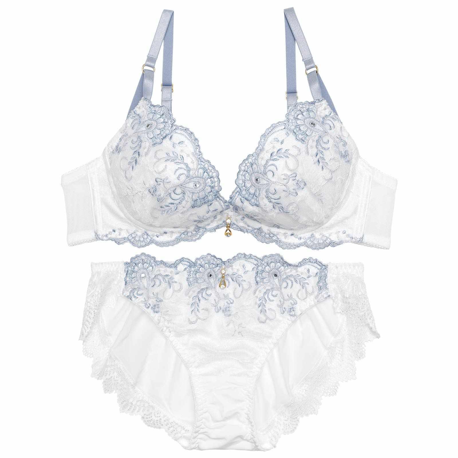 ダマスクレディフラワーブラジャー&フルバックショーツ - 【公式】247Lingerie