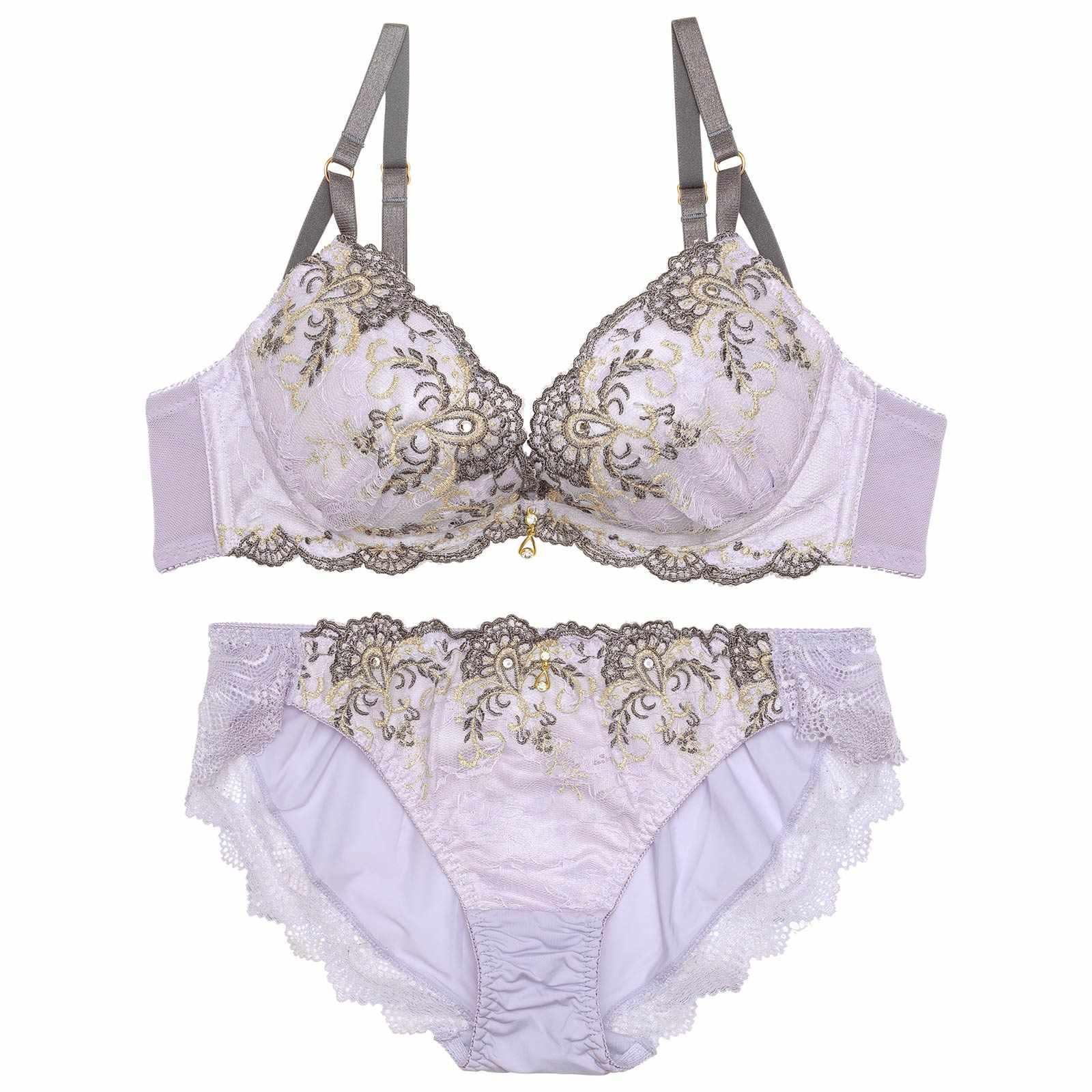 ダマスクレディフラワーブラジャー&フルバックショーツ - 【公式】247Lingerie