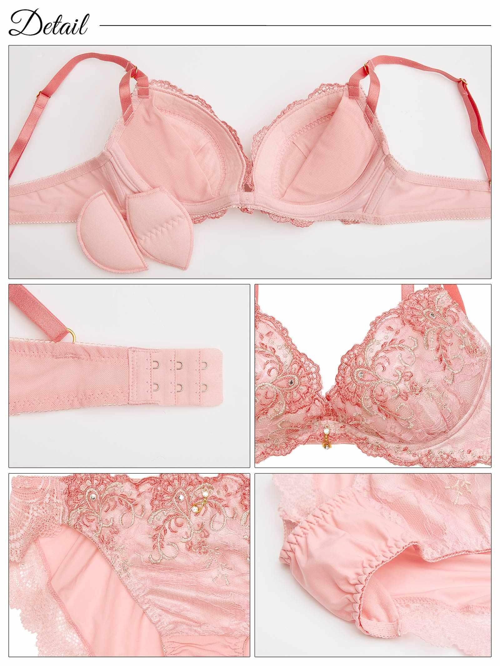 ダマスクレディフラワーブラジャー&フルバックショーツ - 【公式】247Lingerie