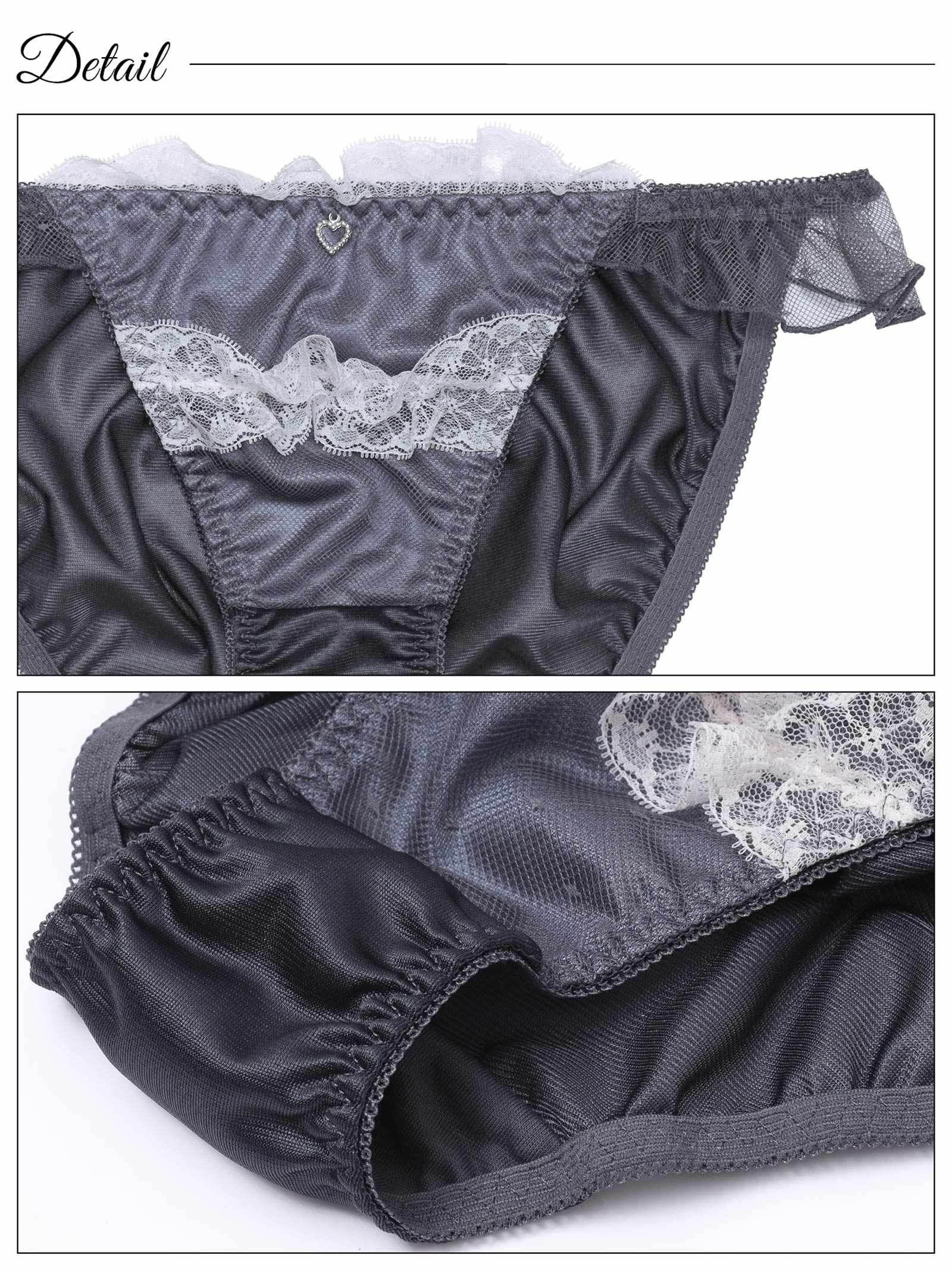 1/31新作!ラブリーゴシックリボンブラジャー&フルバックショーツ