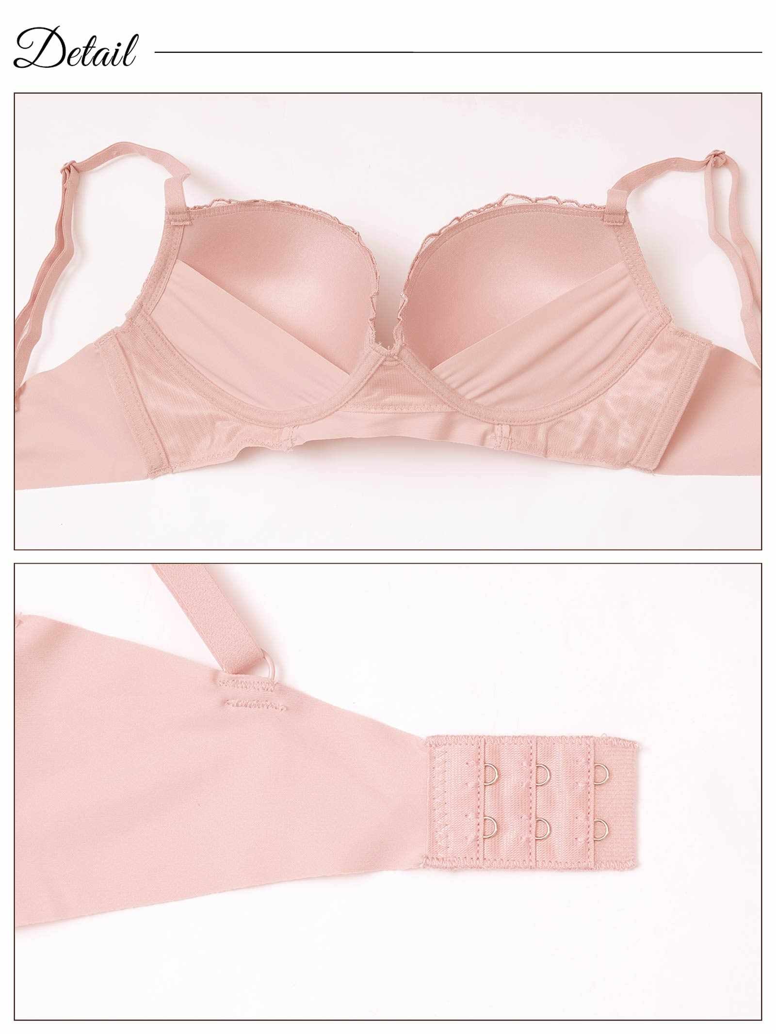 1/31新作!【ノンワイヤー】ダスティブルームチュールレース育乳脇高ブラジャー&フルバックショーツ