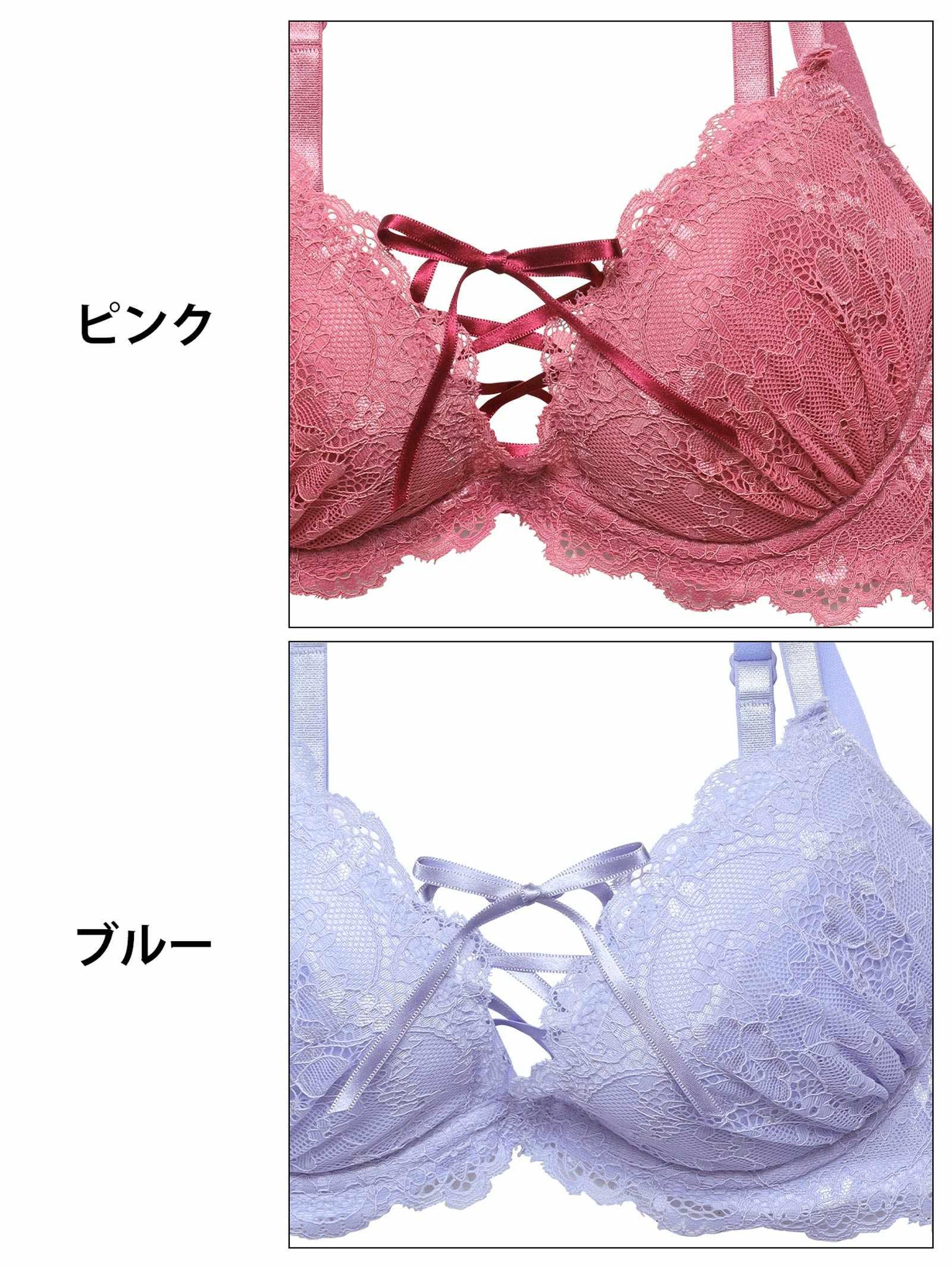 フローラルレーシィスピンドルブラジャー&フルバックショーツ - 【公式】247Lingerie