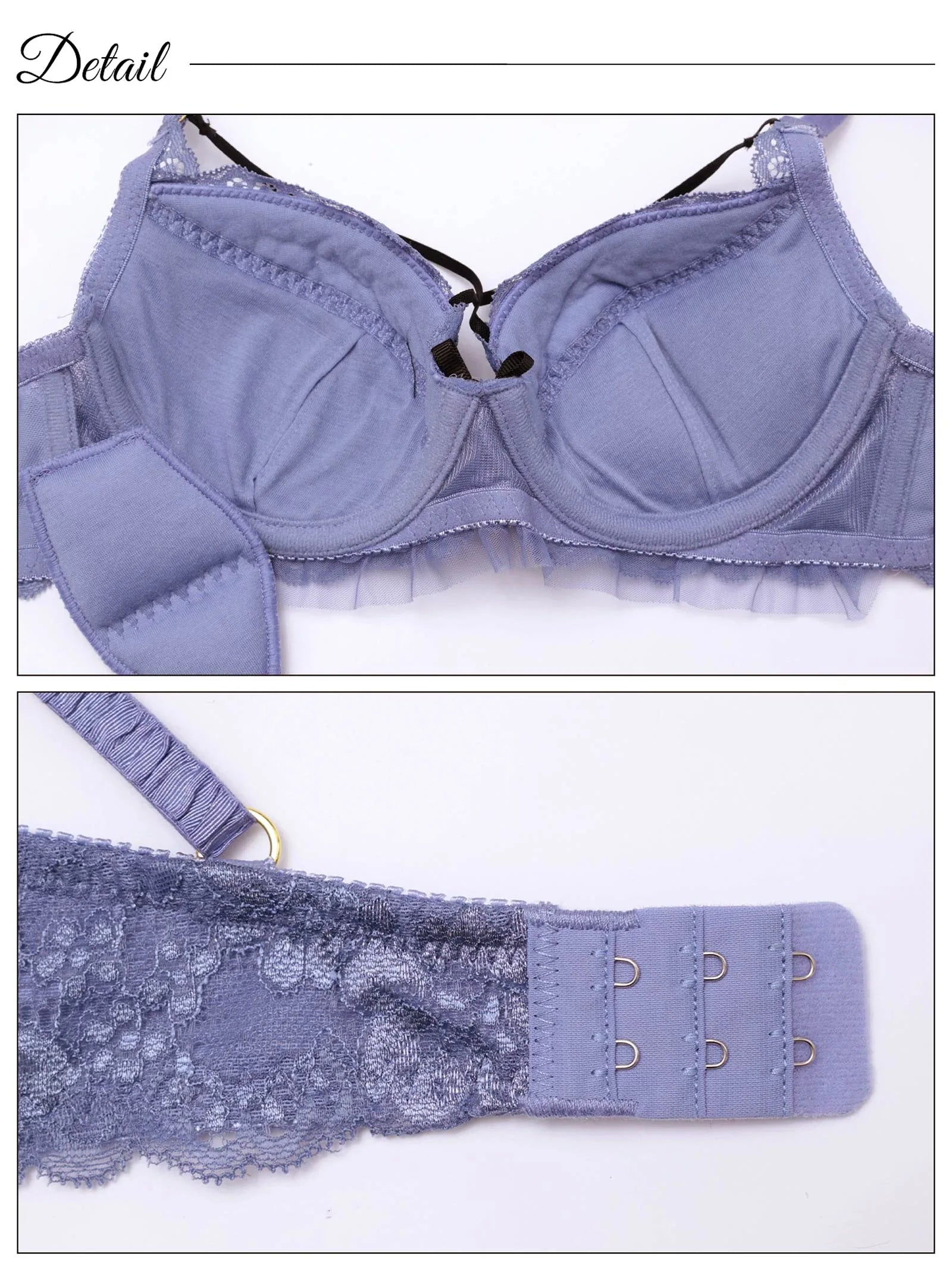 レーシィロマンスコードブラジャー&バック透けTバックショーツ - 【公式】247Lingerie
