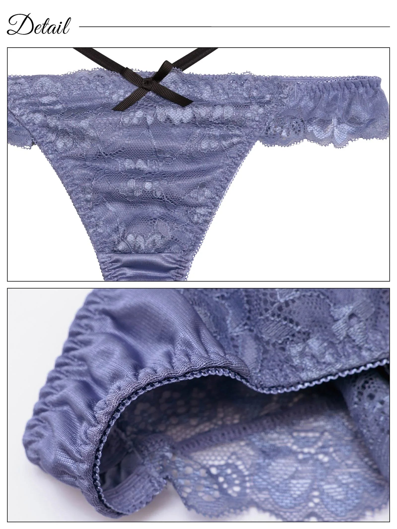 レーシィロマンスコードブラジャー&バック透けTバックショーツ - 【公式】247Lingerie