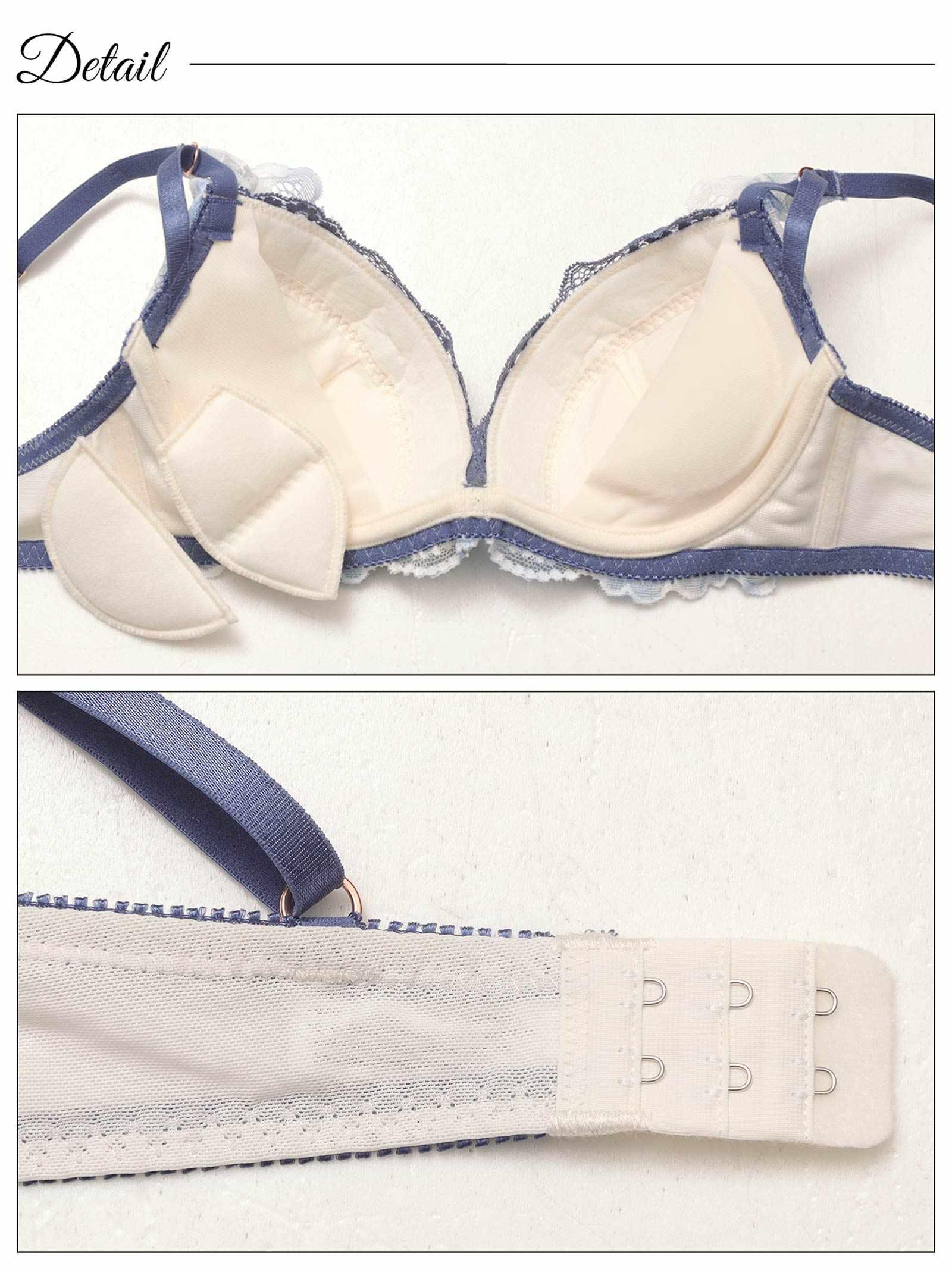 ユーフォリアブルームレースブラジャー&フルバックショーツ - 【公式】247Lingerie