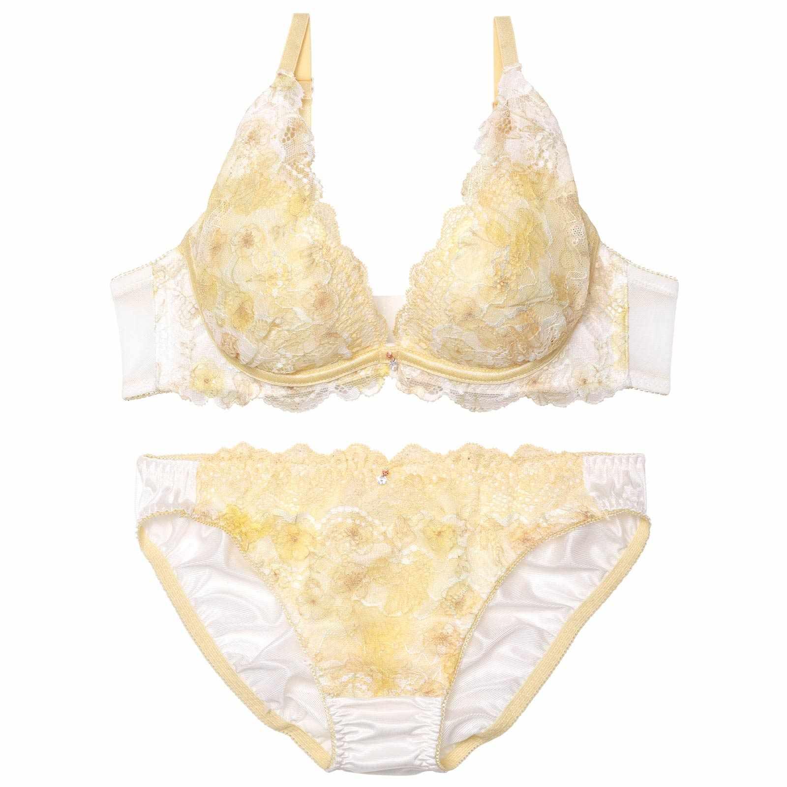 ユーフォリアブルームレースブラジャー&フルバックショーツ - 【公式】247Lingerie