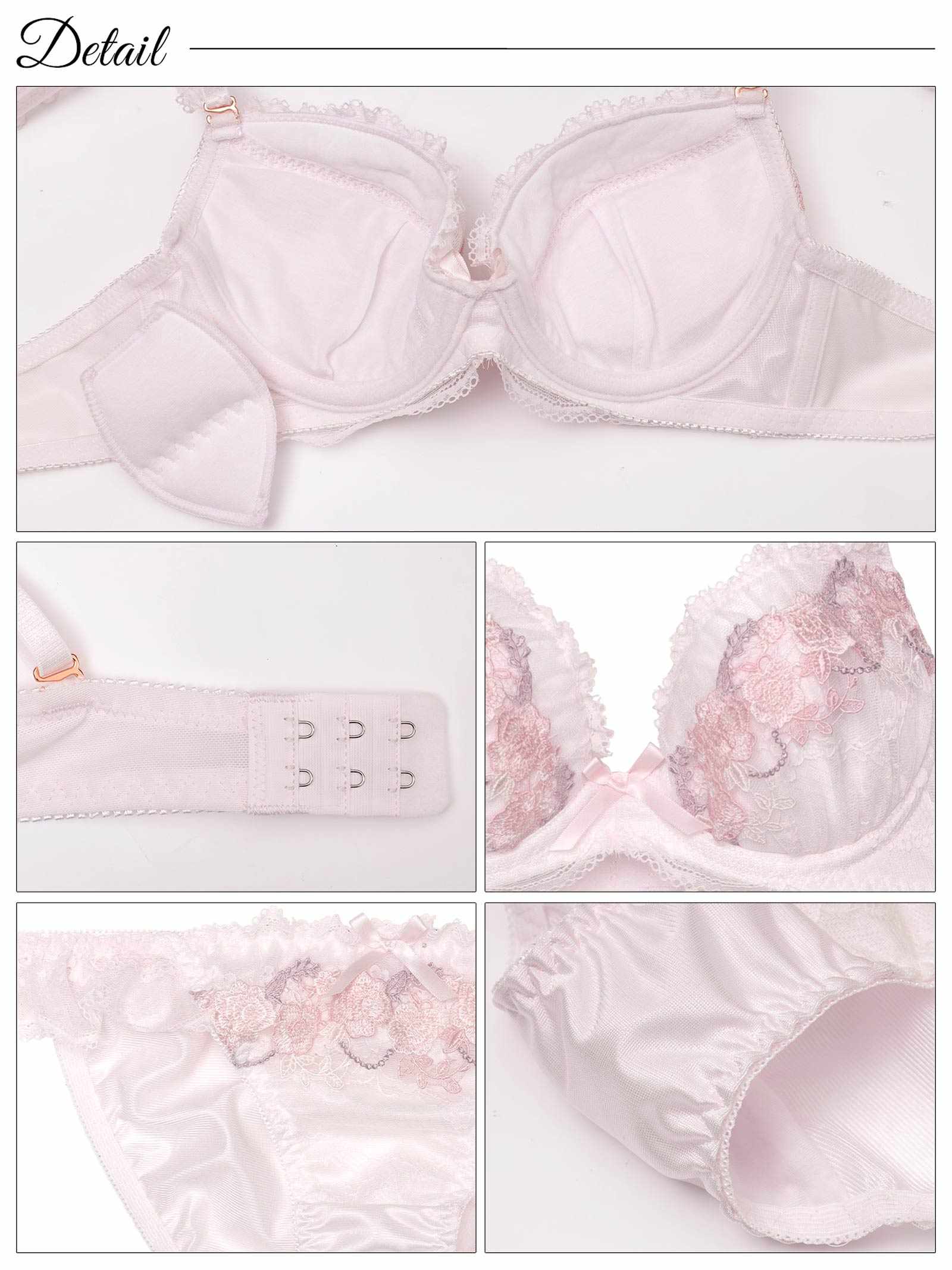 6/16新作!ドレッシーロイヤルローズブラジャー&フルバックショーツ