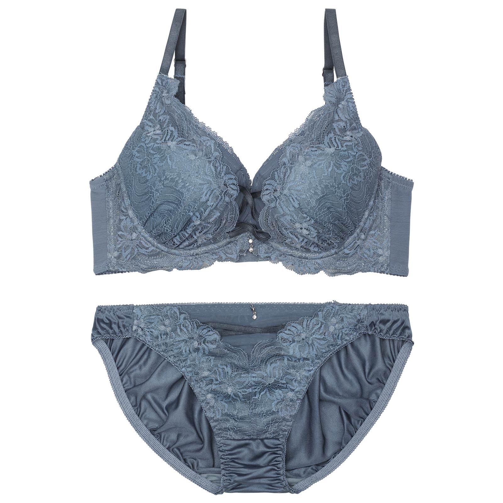 グラマラスコードカシュクール育乳脇高ブラジャー&フルバックショーツ