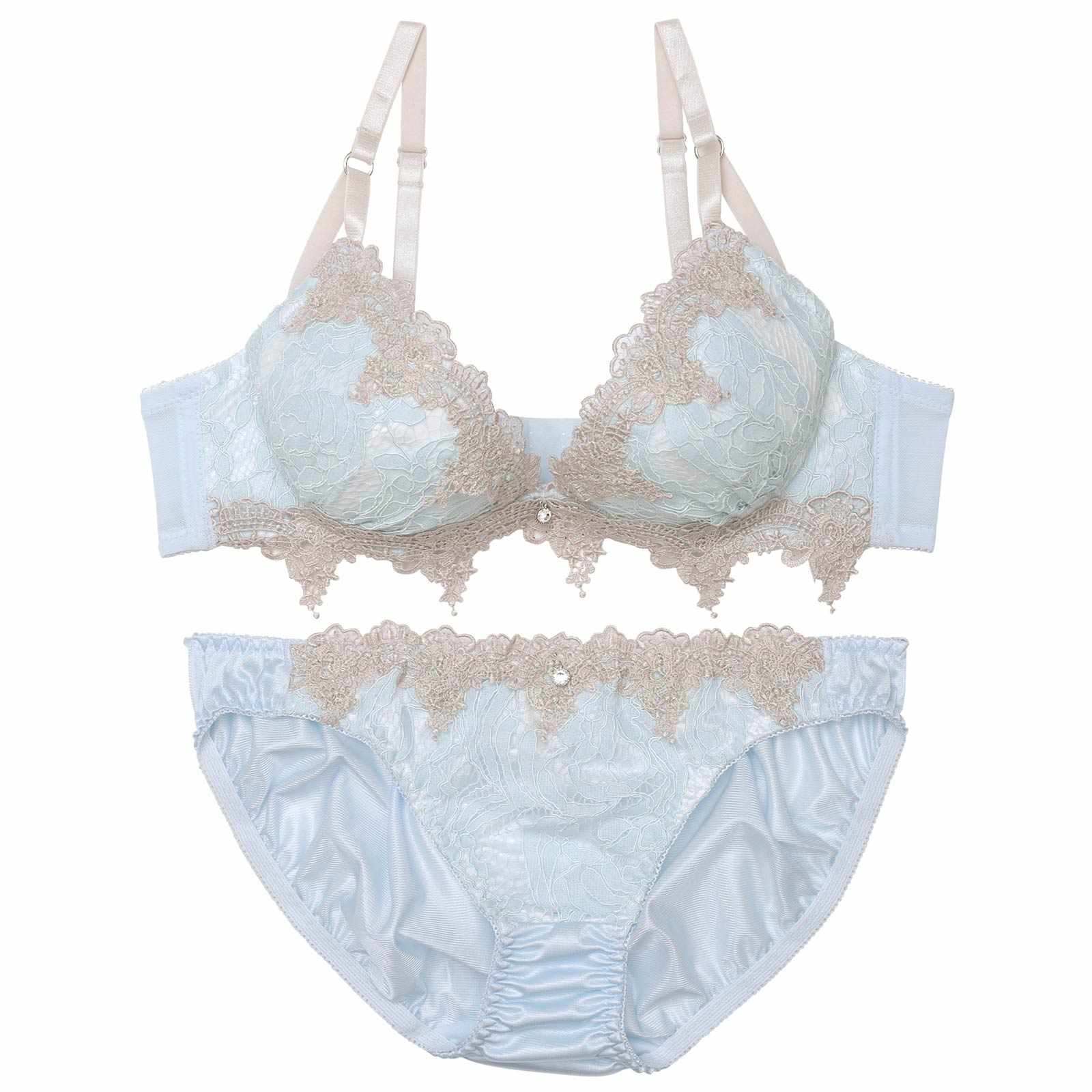 ケミカルダマスクアーチブラジャー&フルバックショーツ