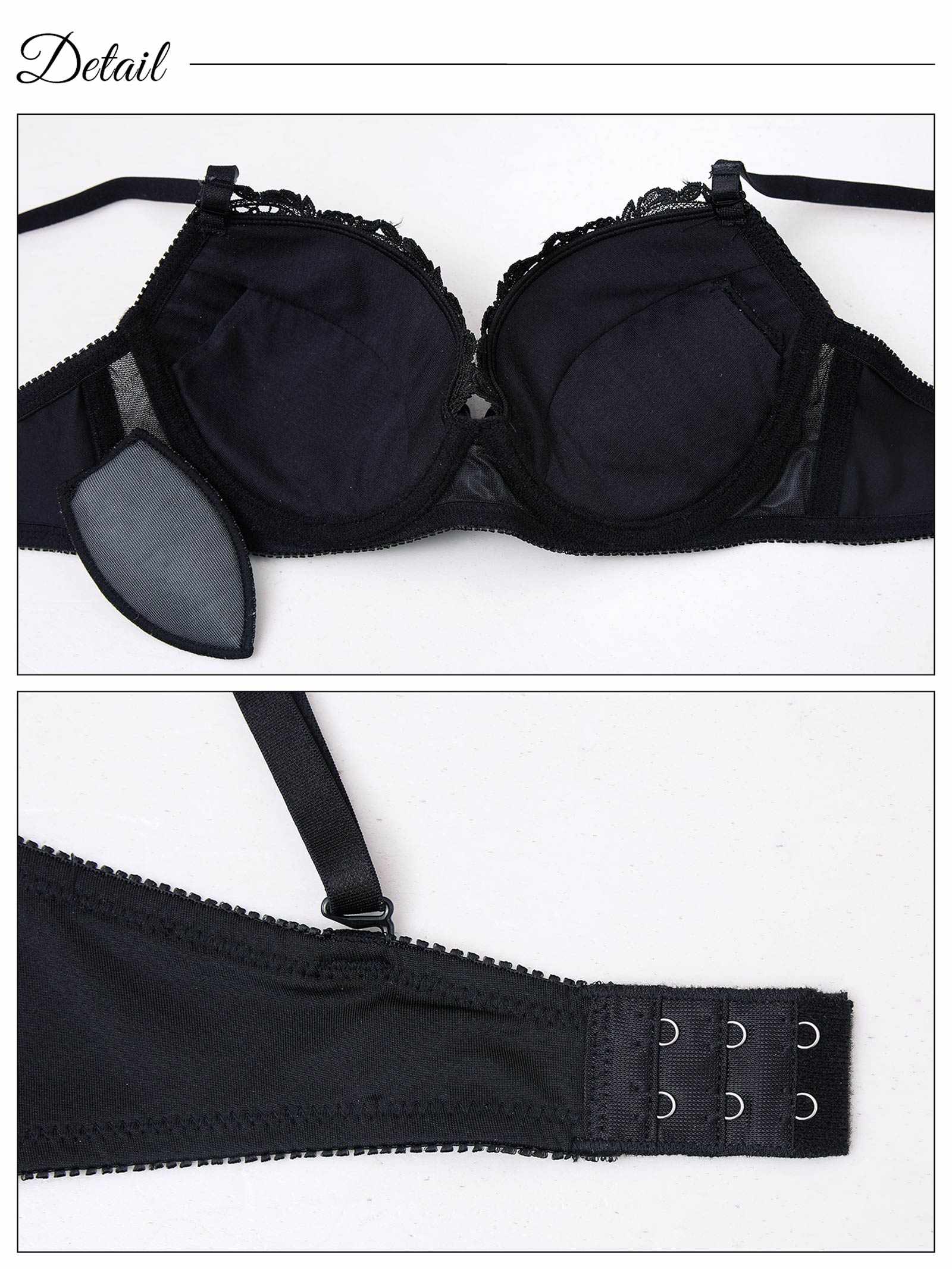 6/2新作!ノーブルケミカルレースブラジャー&フルバックショーツ