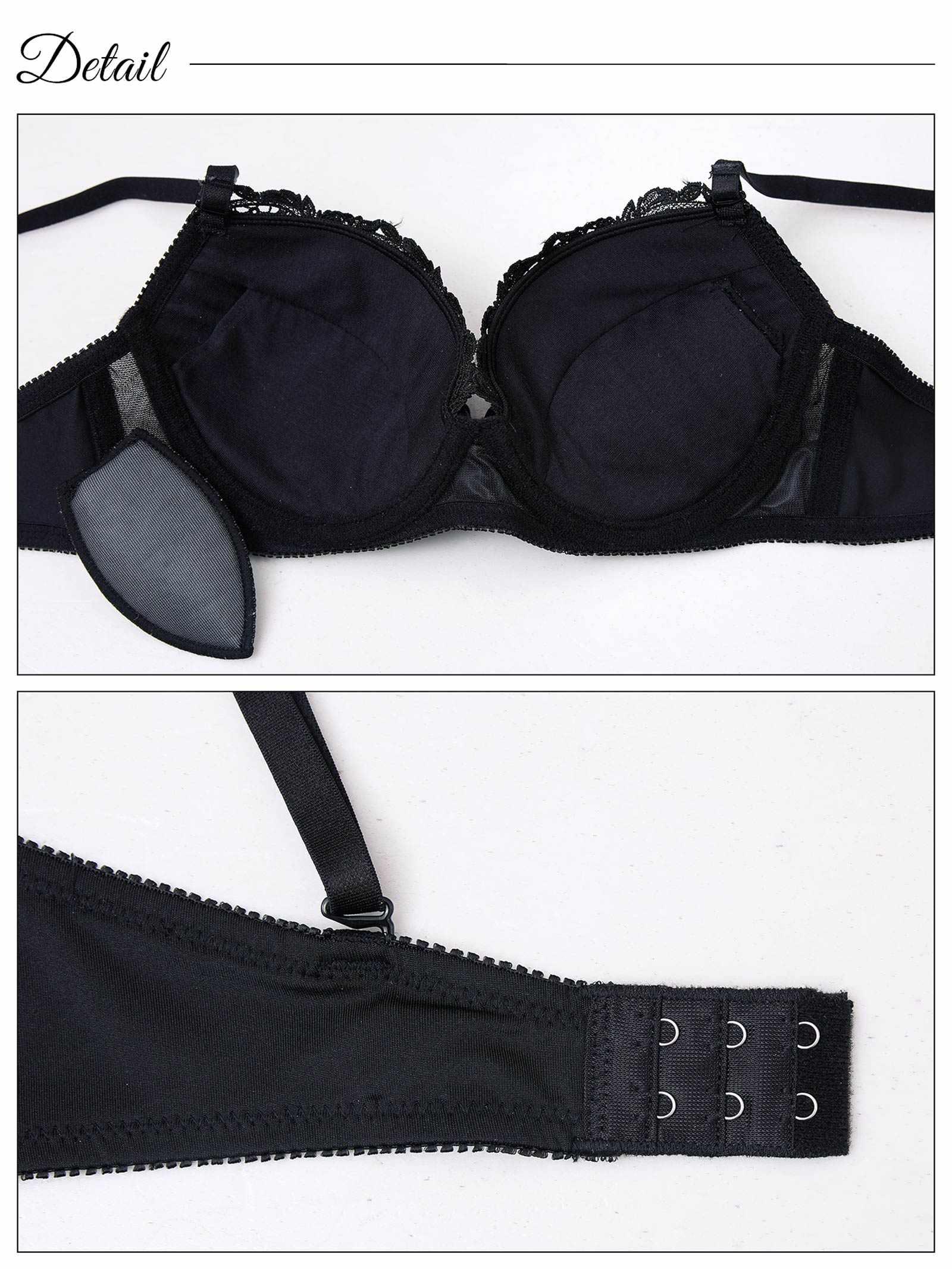 ノーブルケミカルレースブラジャー&フルバックショーツ - 【公式】247Lingerie