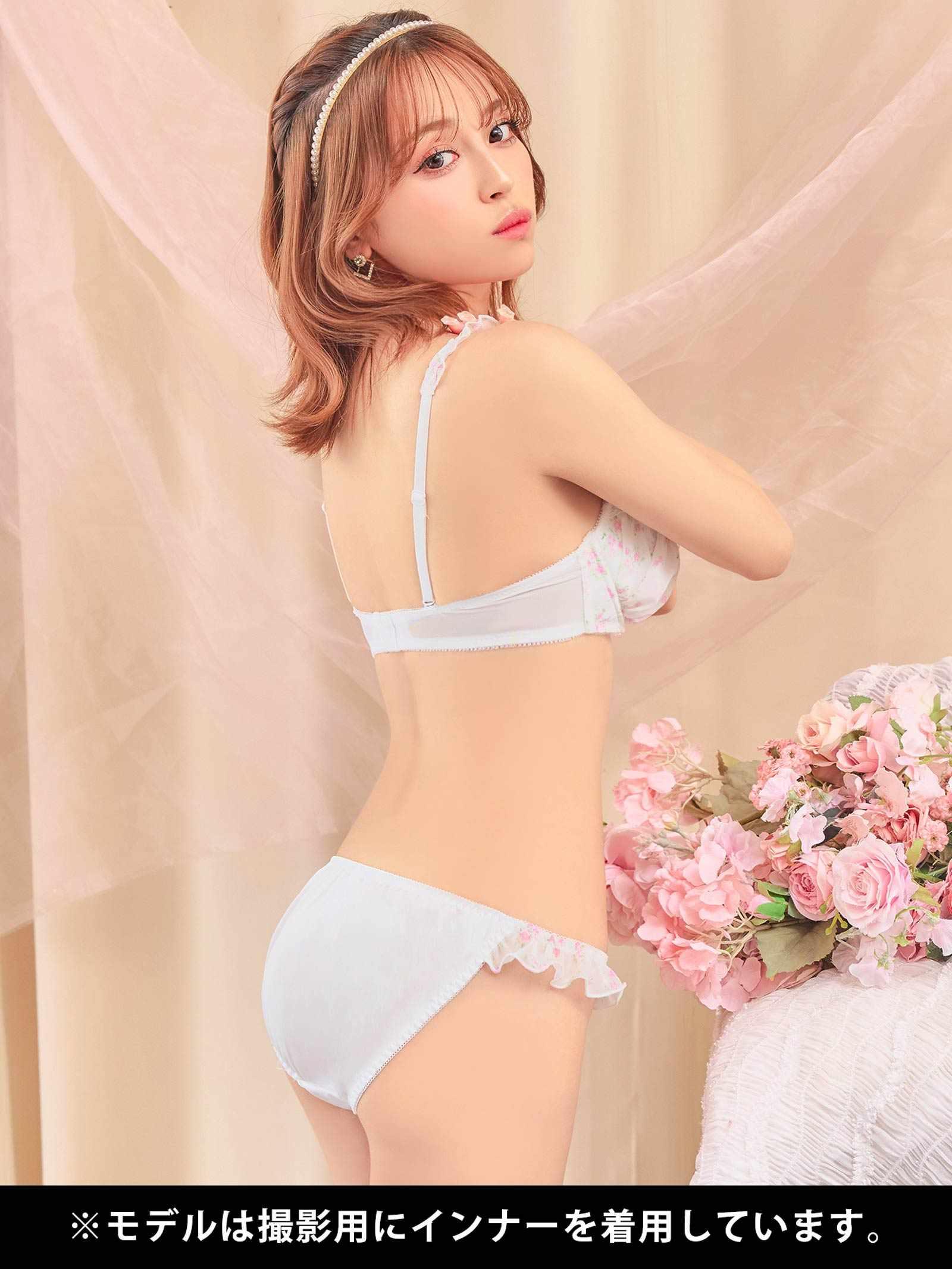 ドーリープティローズブラジャー&フルバックショーツ - 【公式】247Lingerie