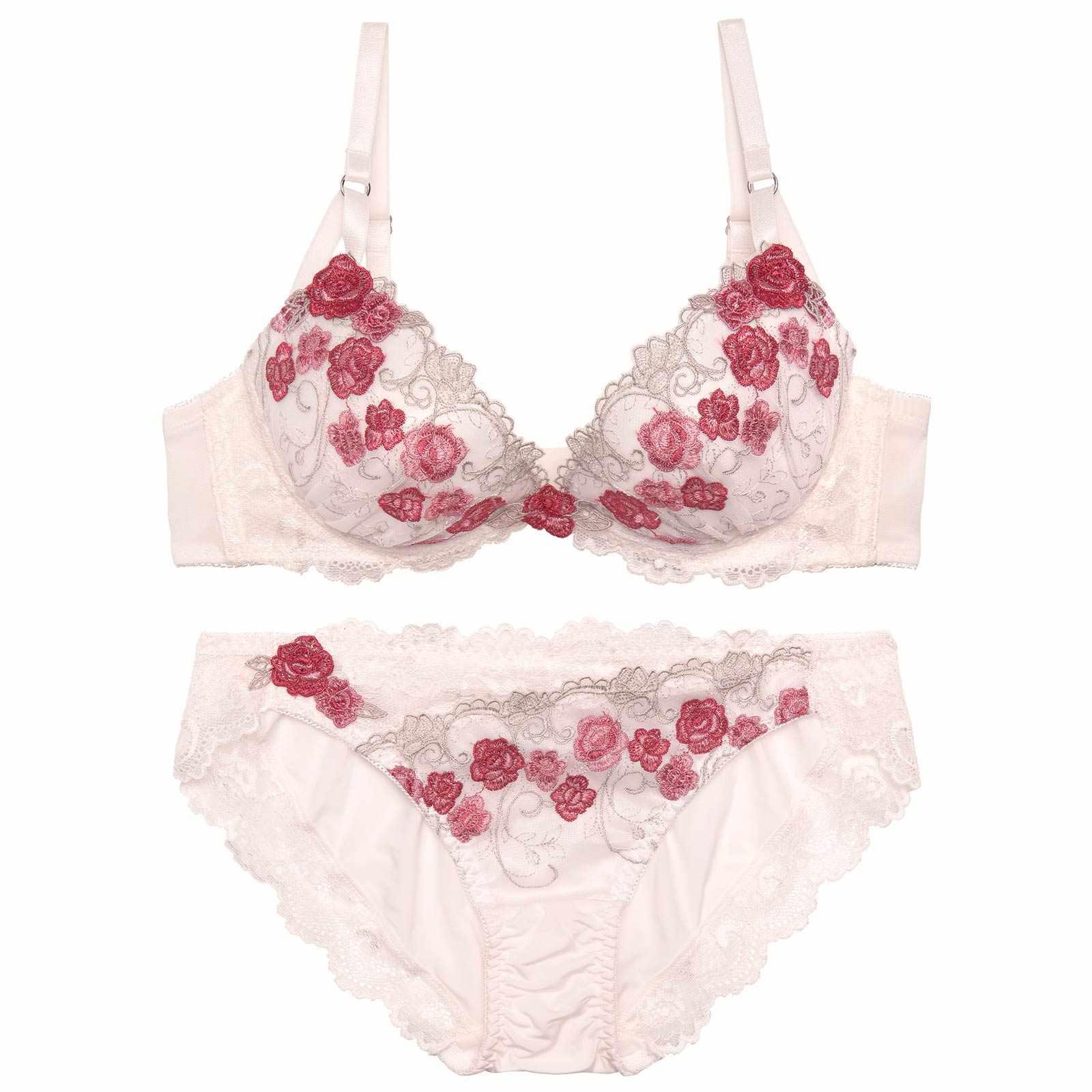 グロリアスローズブーケブラジャー&フルバックショーツ - 【公式】247Lingerie