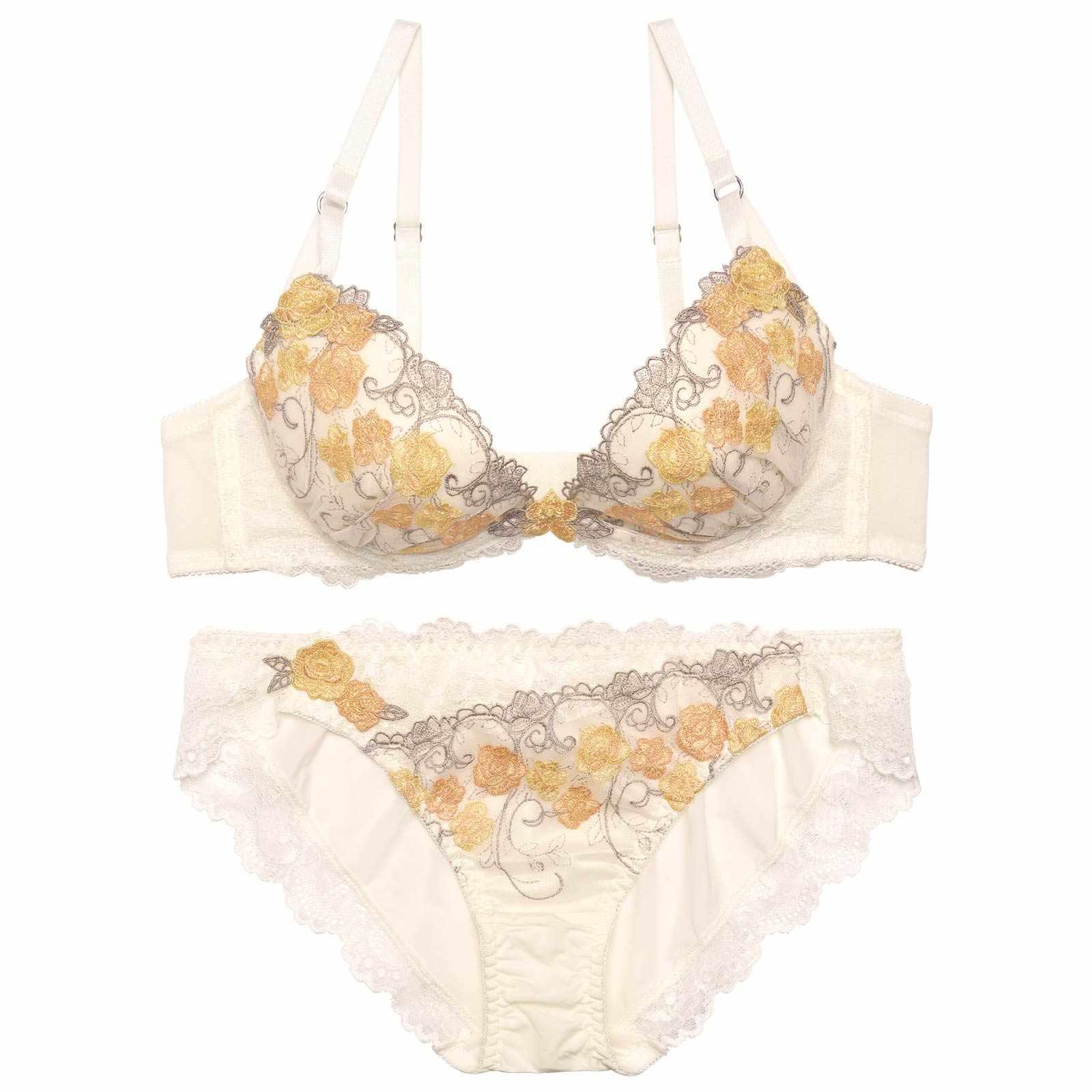 グロリアスローズブーケブラジャー&フルバックショーツ - 【公式】247Lingerie