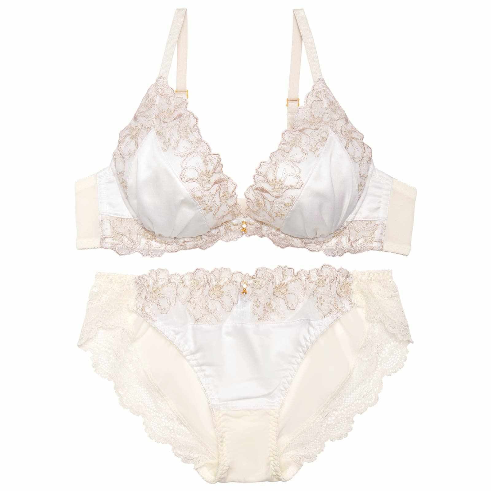 ラグジュアリージュエルブルームブラジャー&フルバックショーツ
