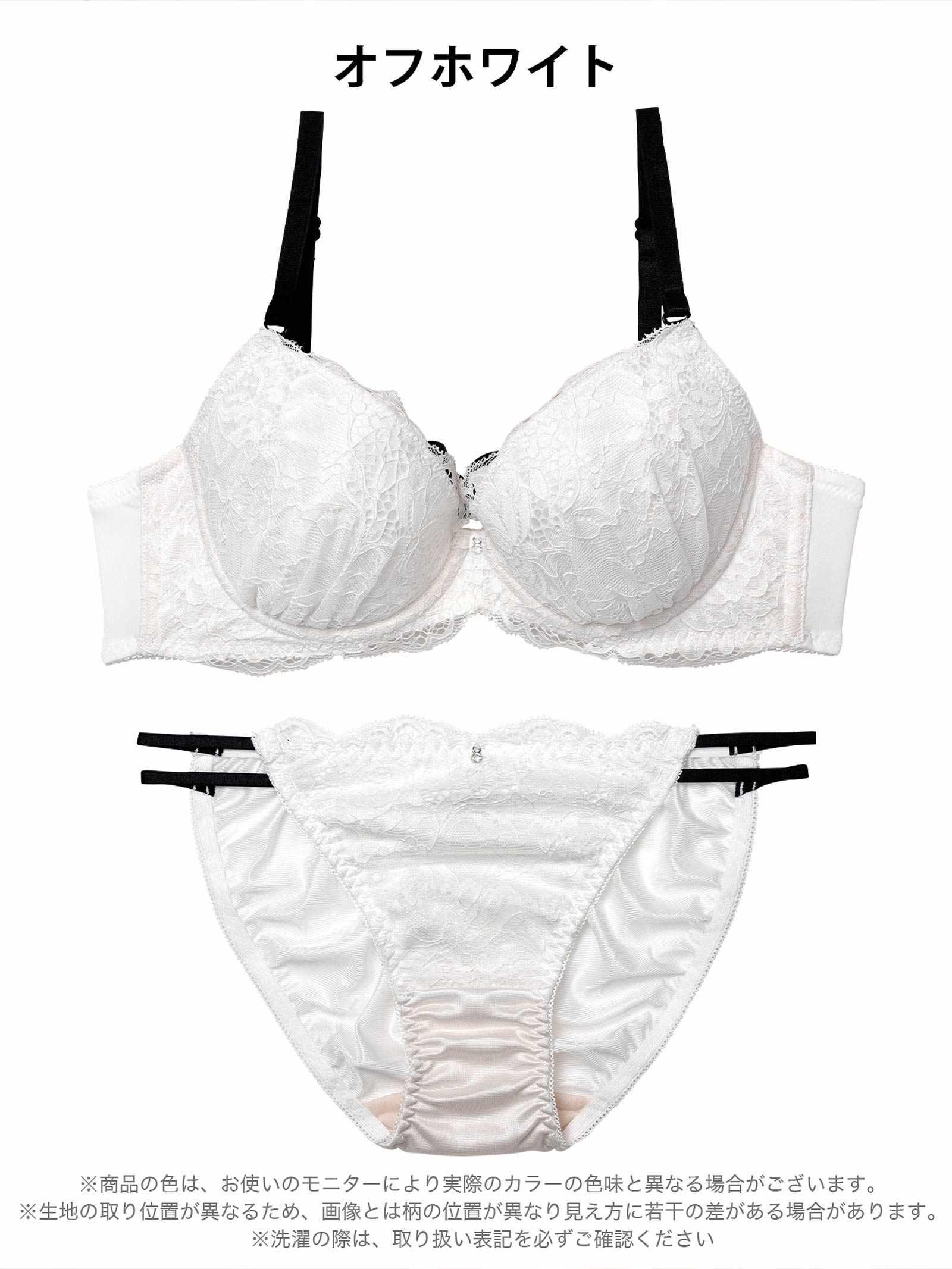 1/30新作!ブロッサムレーシィコードブラジャー&フルバックショーツ