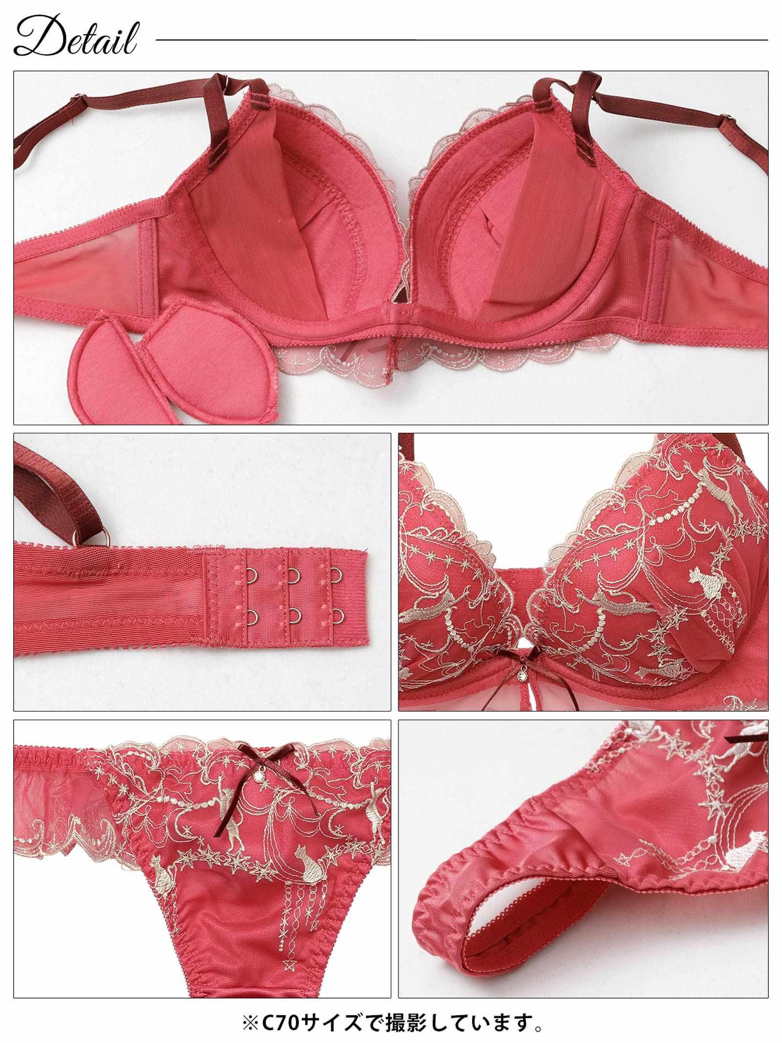 2/11新作!ドリーミーキャットブラジャー&Tバックショーツ