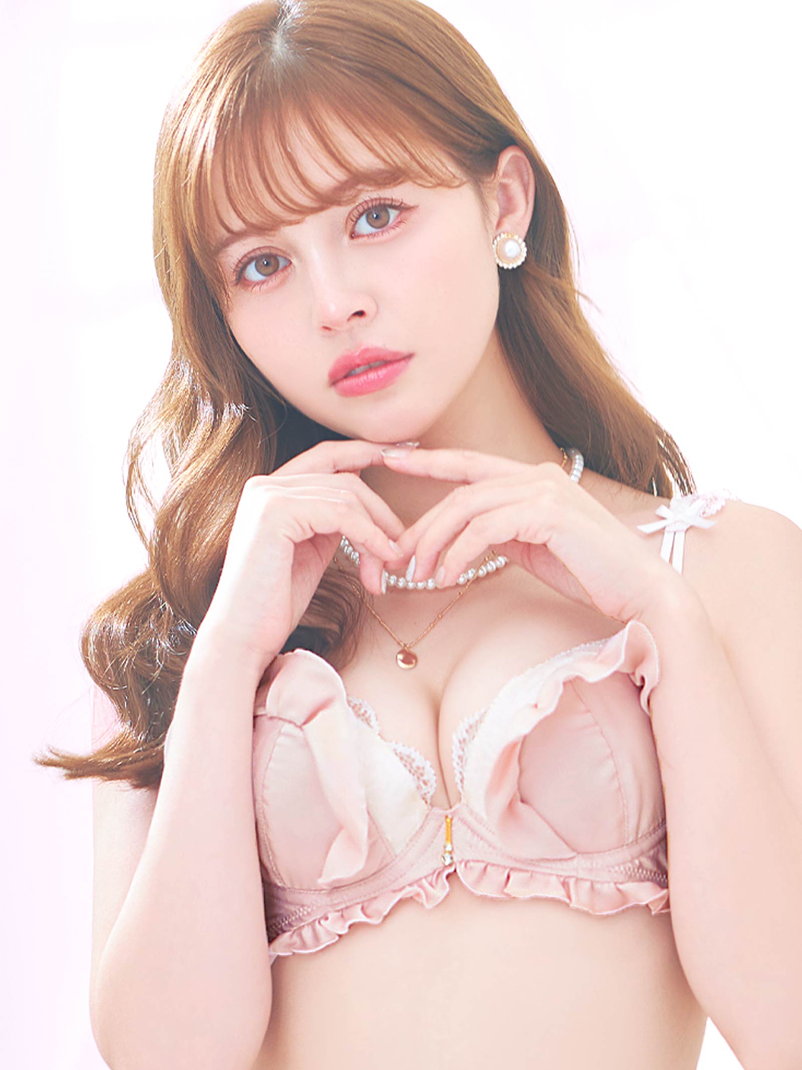 プリティドーリーフリルブラジャー&フルバックショーツ