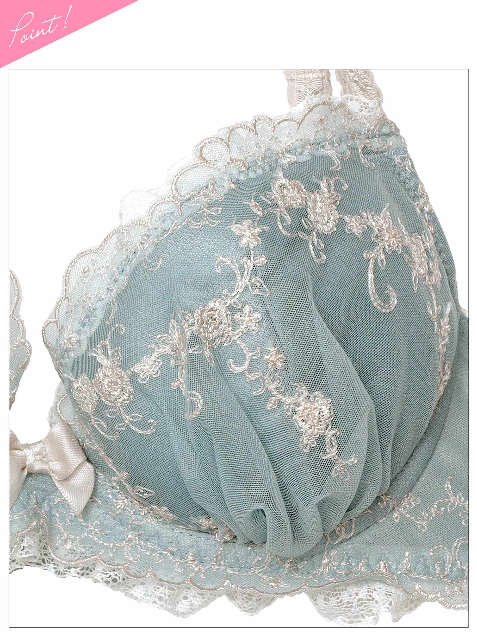 12/1新作!【EFサイズ】アンティークフェミニンアーチブラジャー&フルバックショーツ