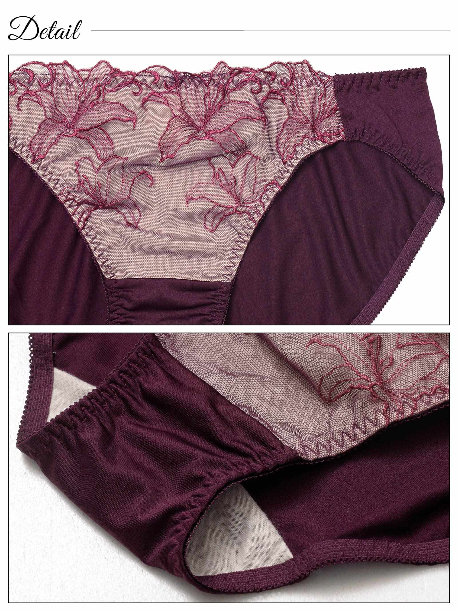 10/24新作!クラシックリリーブルームブラジャー&フルバックショーツ