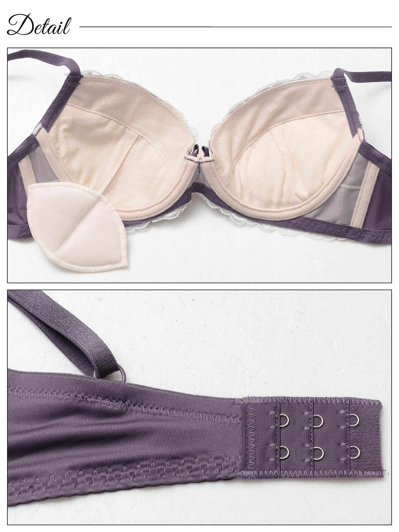 10/6新作!シルキーサテンレースブラジャー&フルバックショーツ