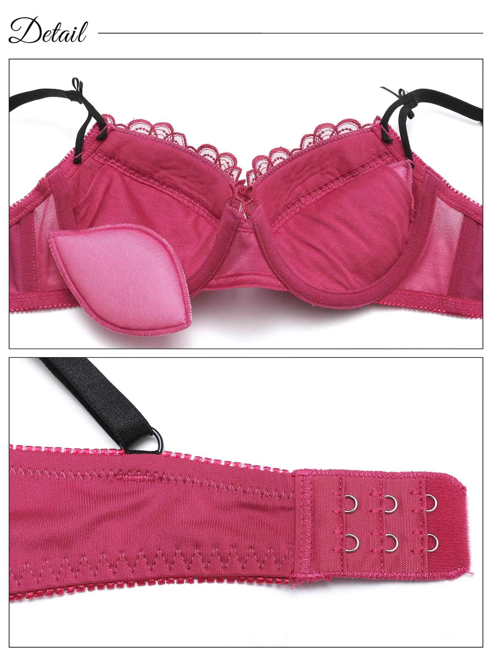 ブルームグロウチュールブラジャー&フルバックショーツ